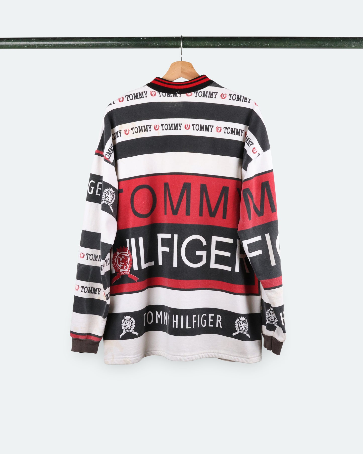 Vintage Tommy Hilfiger Rugby Polo AOP