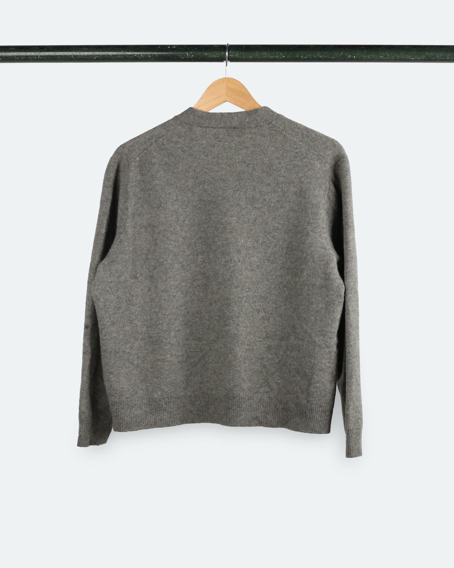 90s Polo R.L. Grey Wool Cardigan
