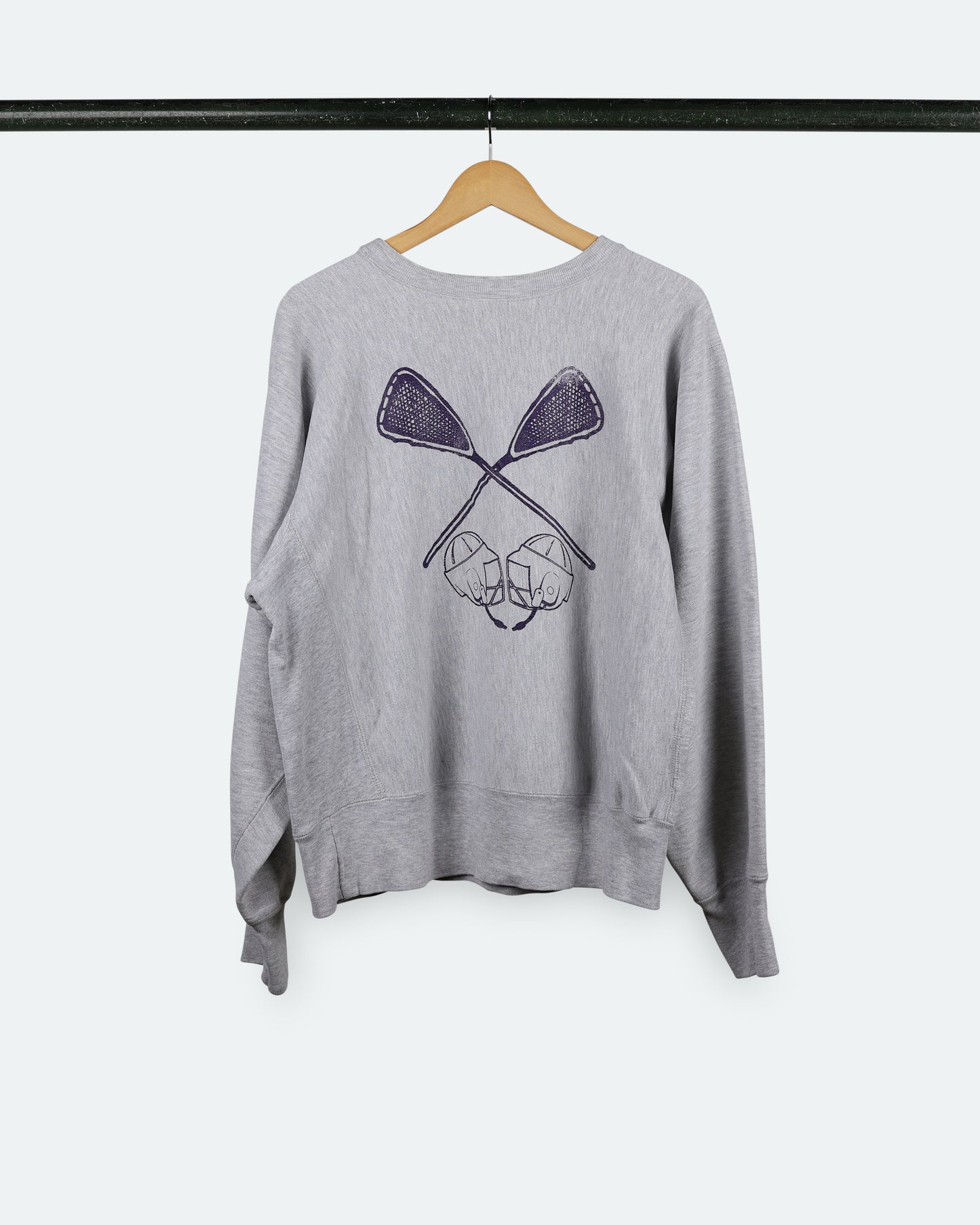 80s Northwestern Lacrosse Crewneck