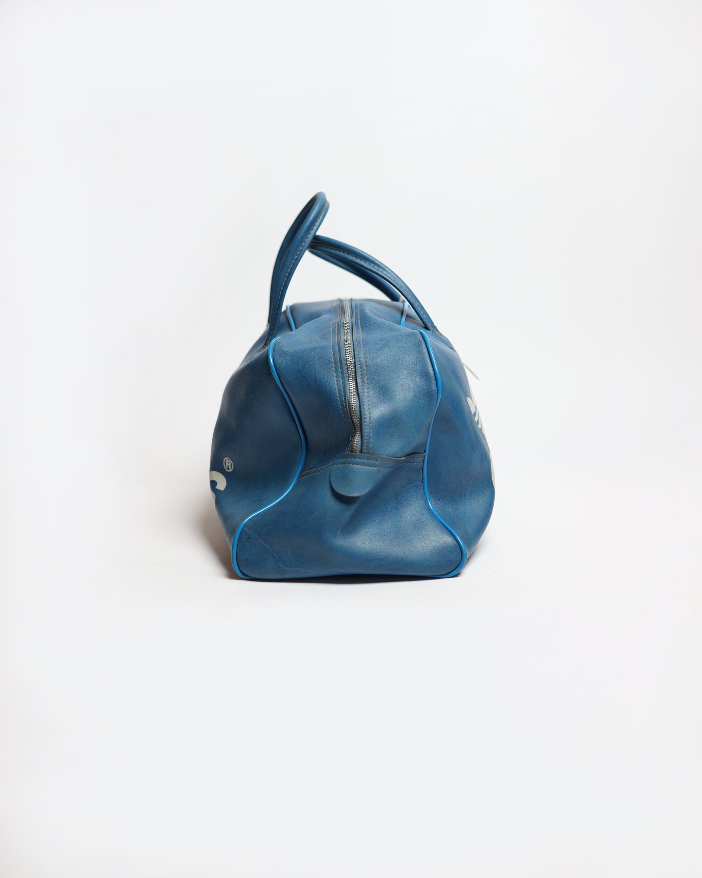 70s Adidas Leather Travel Bag