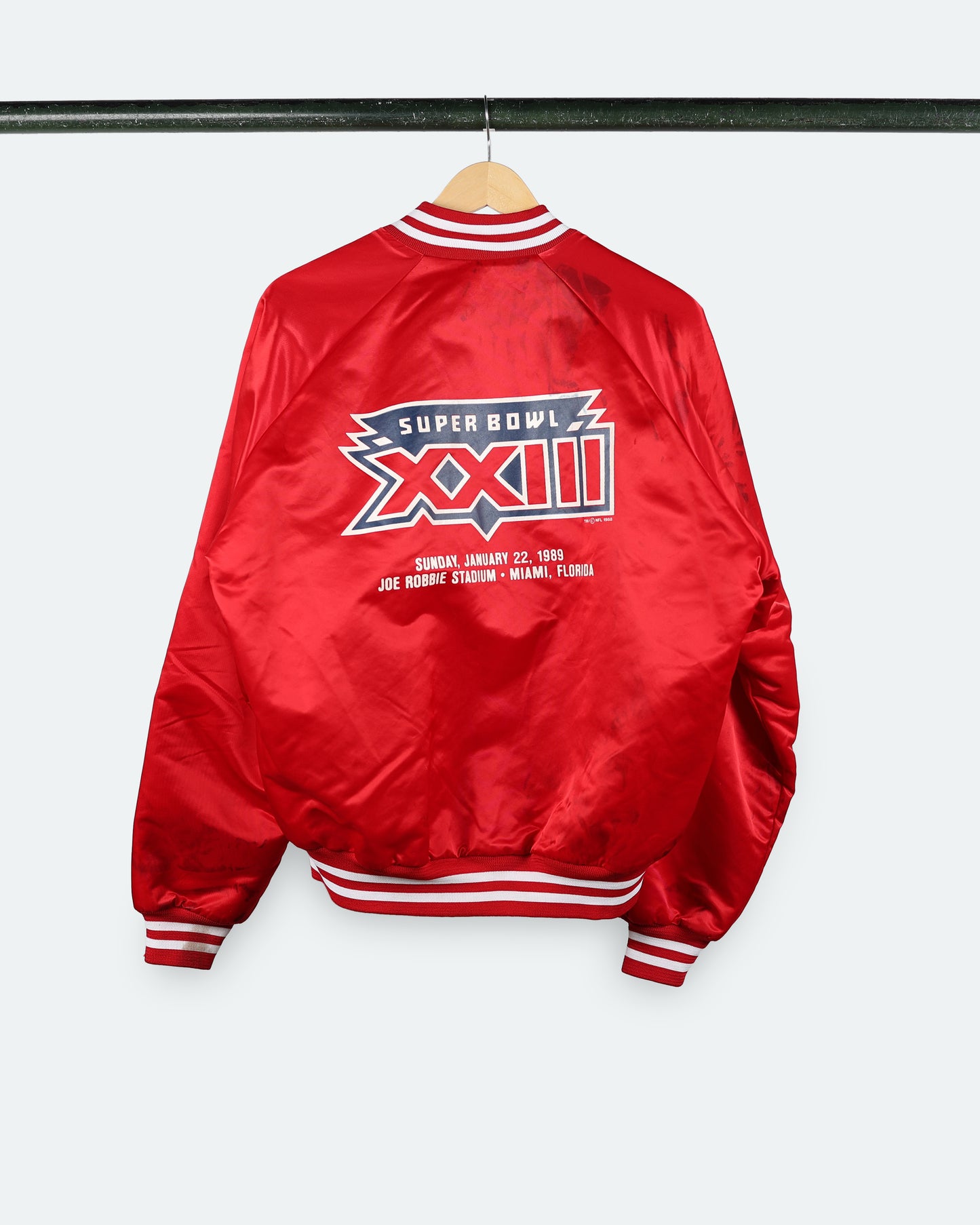 1989 Super Bowl Satin Jacket *Miami