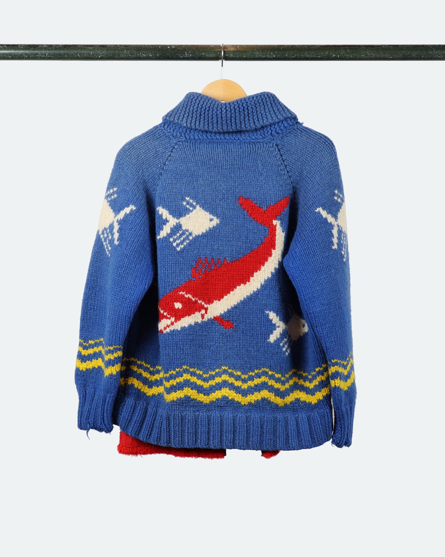 50s Hand-Knit Fish Cowichan