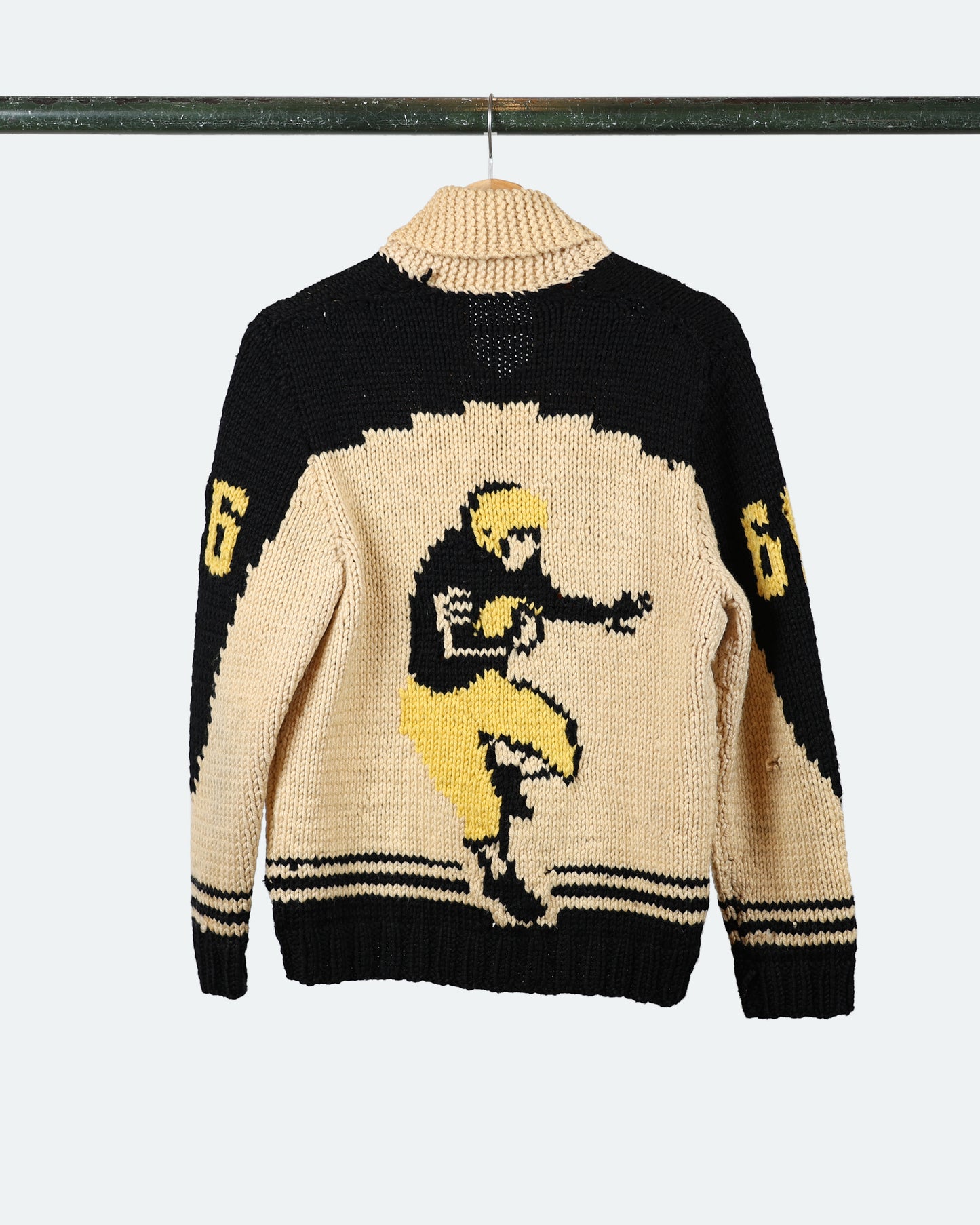 60s Football Cowichan Sweater