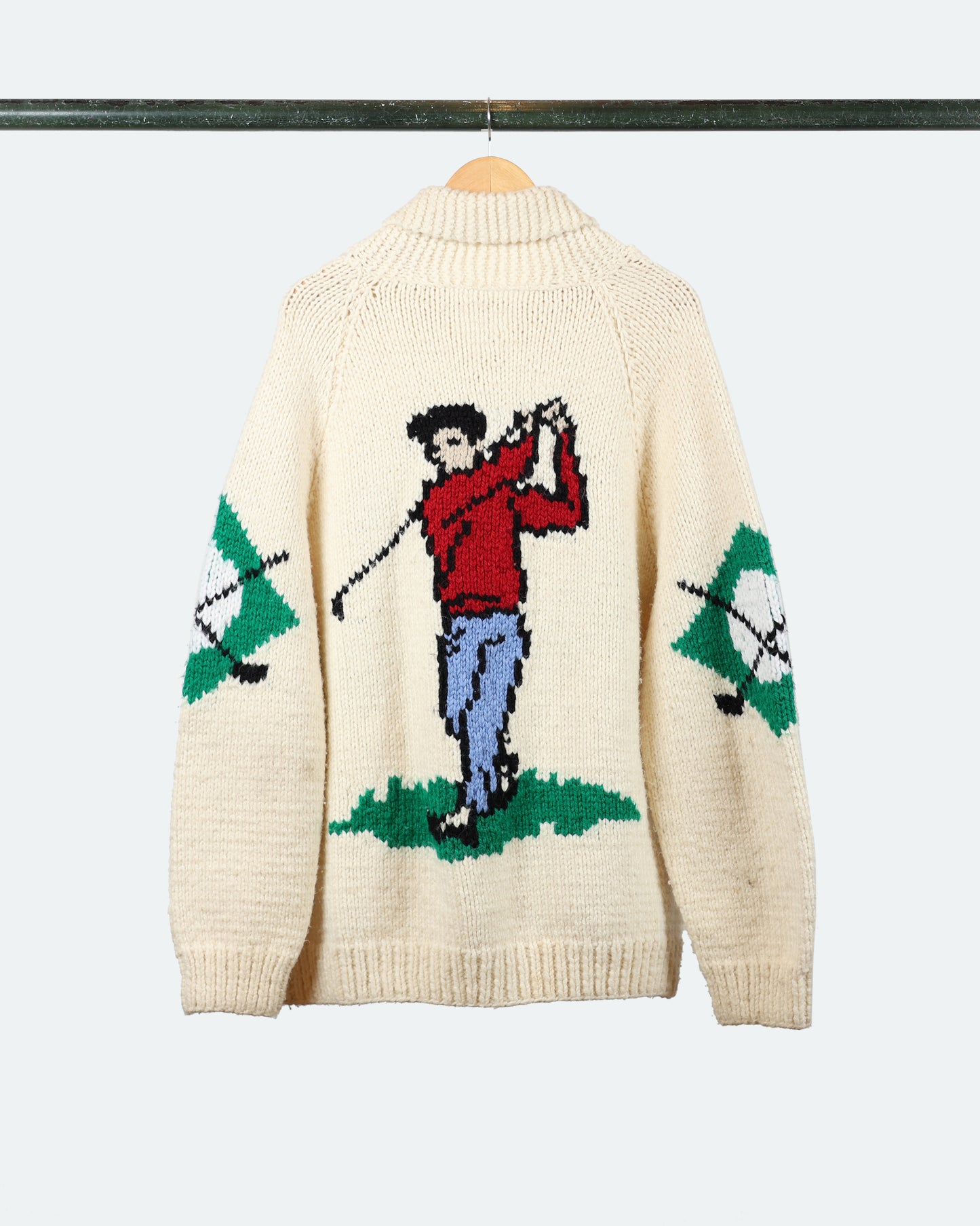 60s Hand-Knit Golf Cowichan