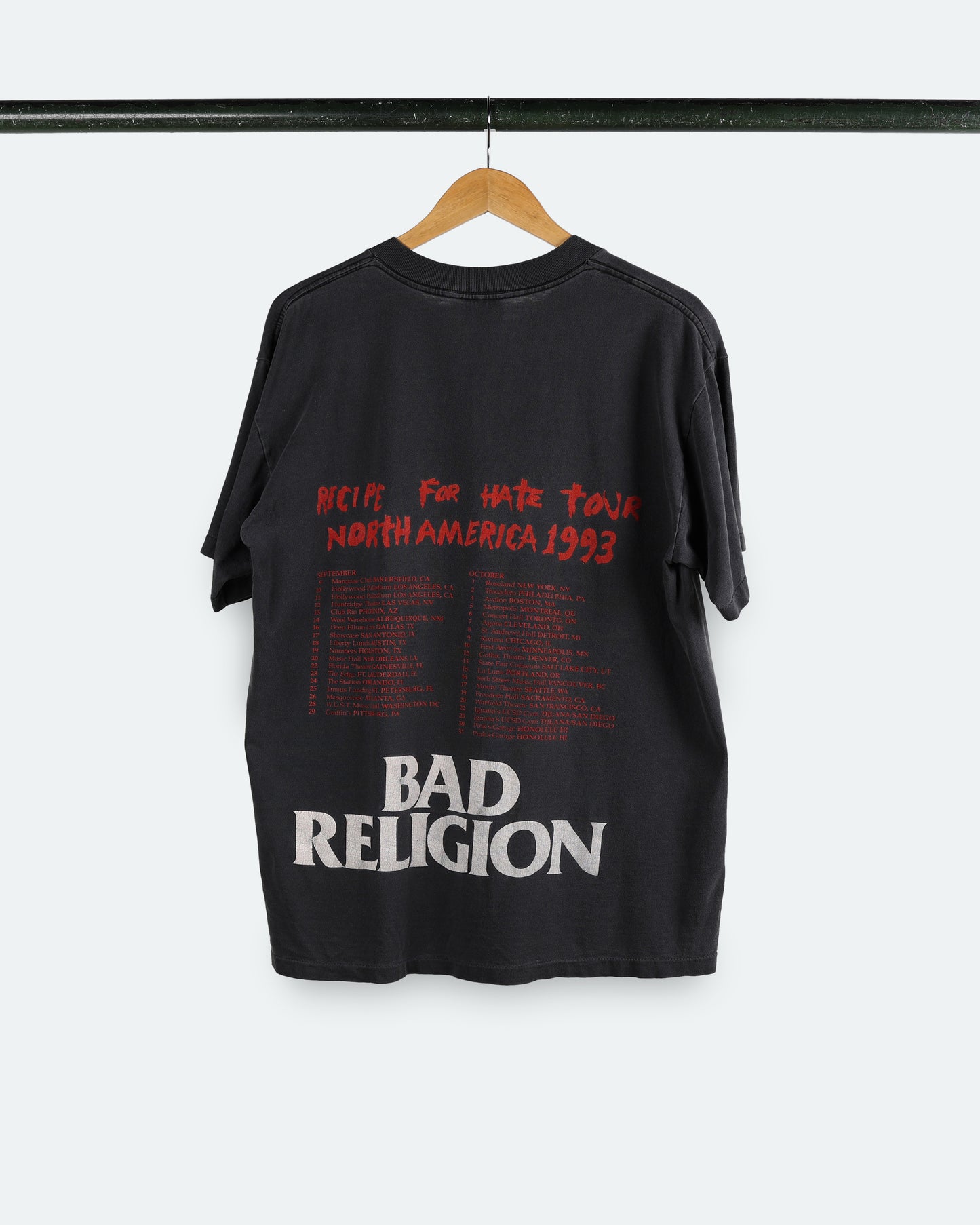 1993 Bad Religion 'Recipe For Hate' Tour