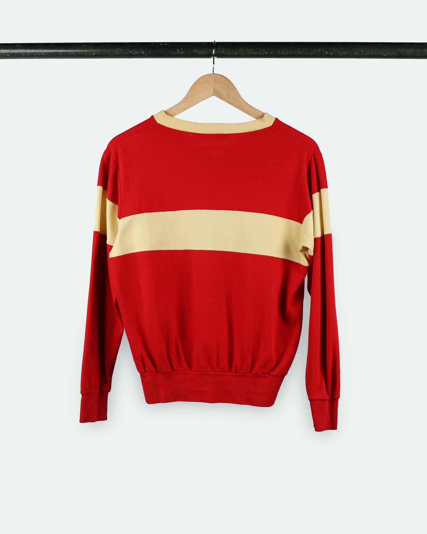 90s R.L. V-Neck Striped Shirt