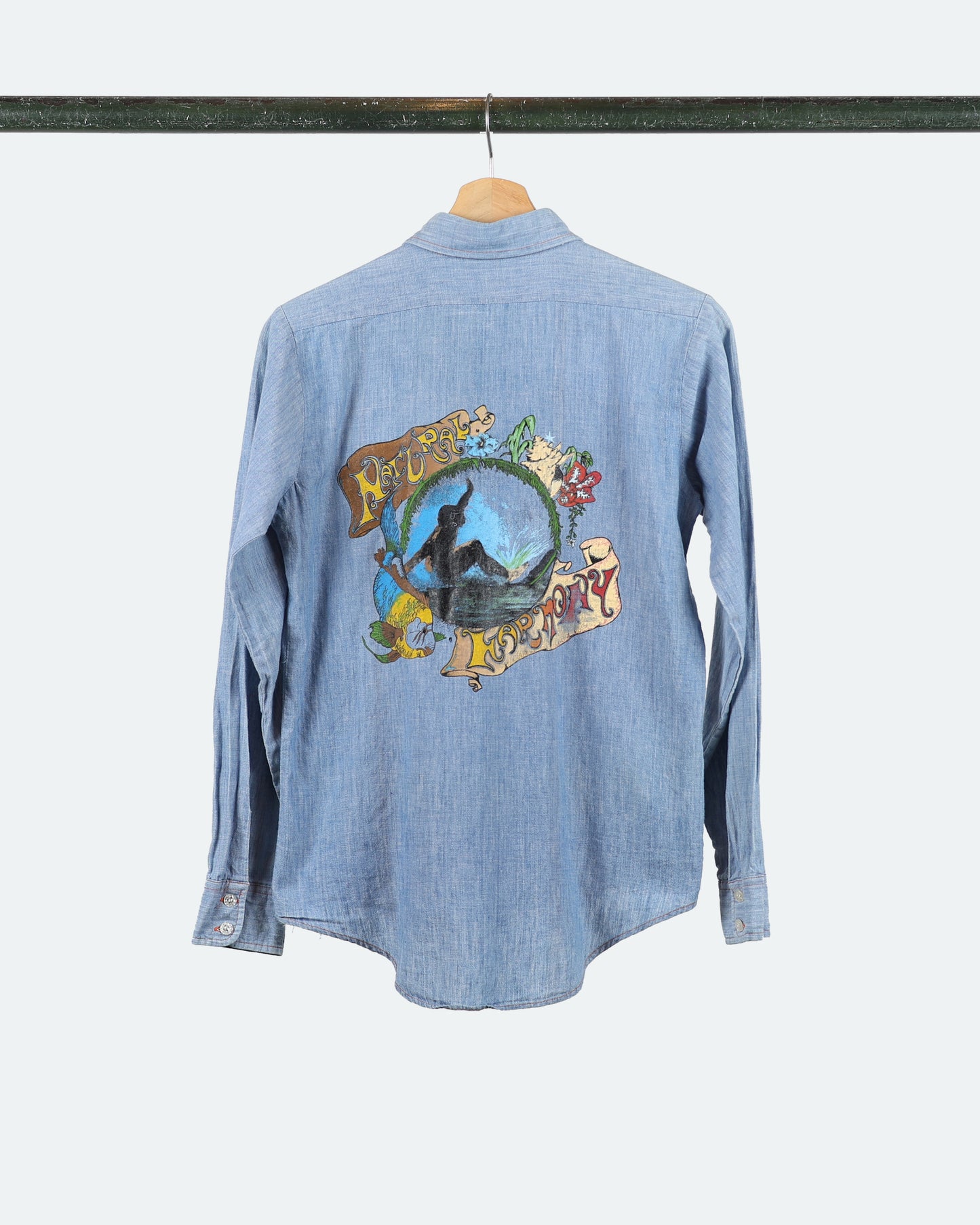 70s Hawaii Denim Shirt