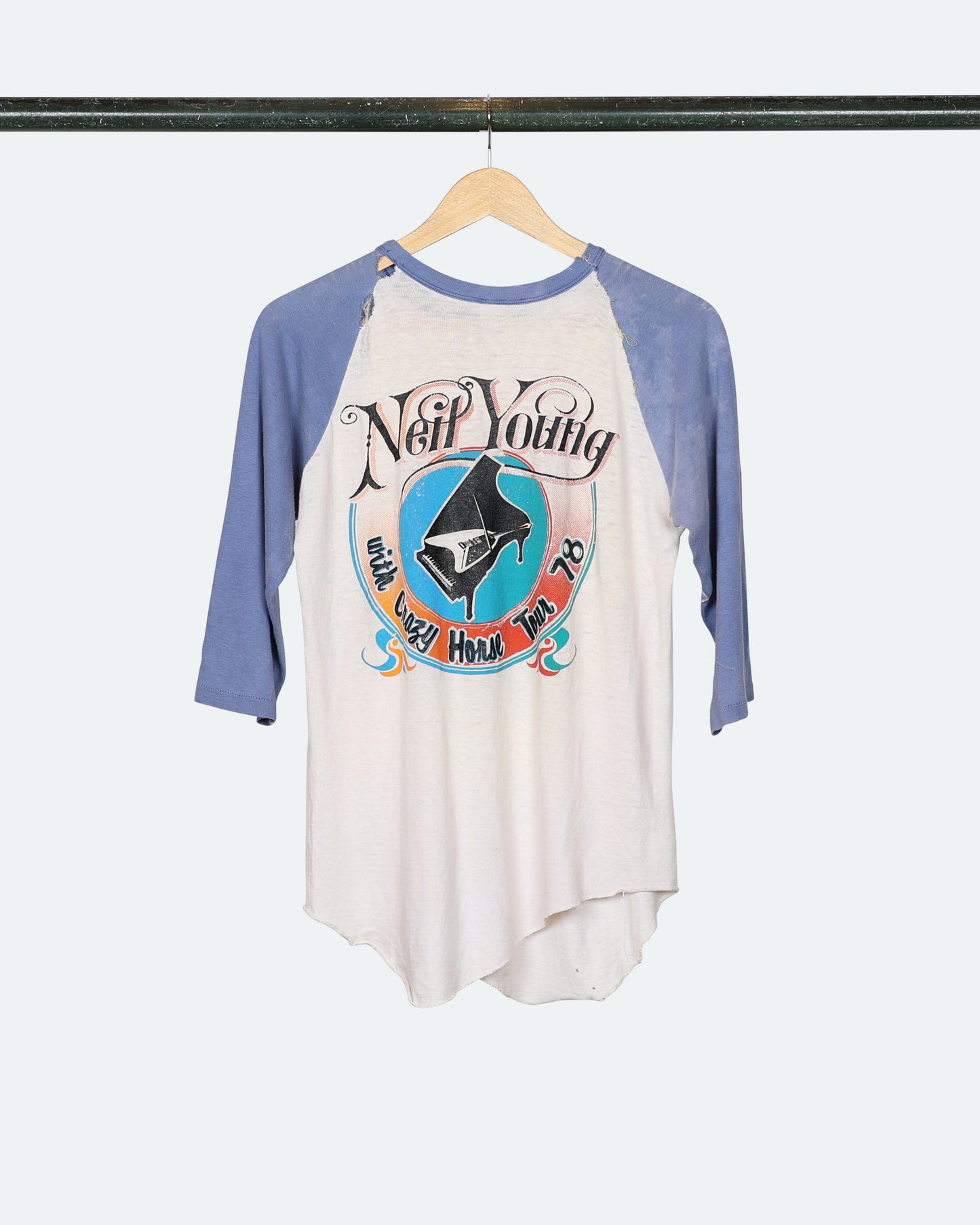 1978 Neil Young Tour Raglan