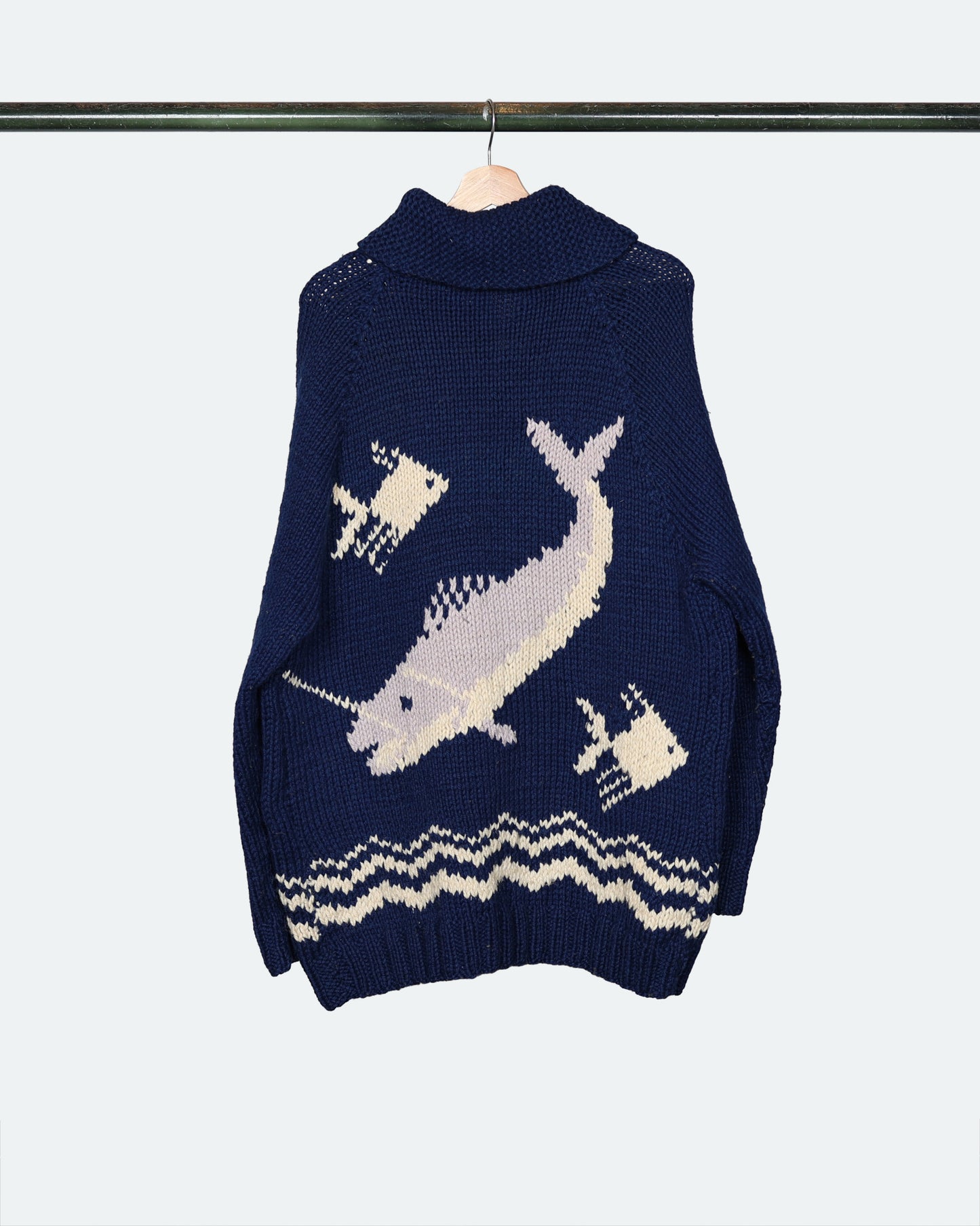 50s Fish Cowichan Sweater