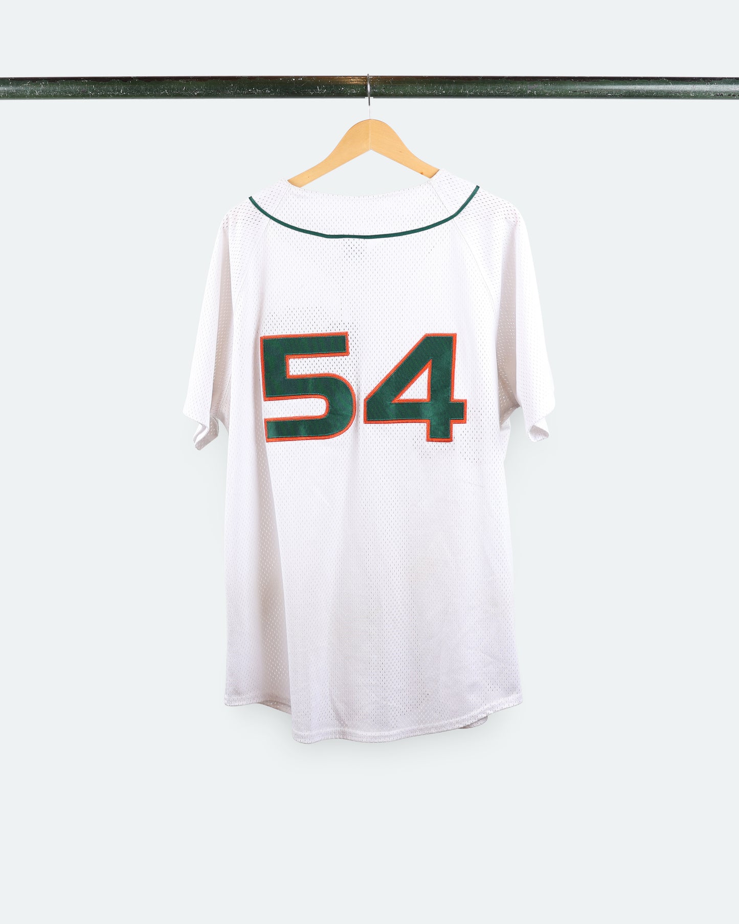 90s U Miami Baseball Jersey