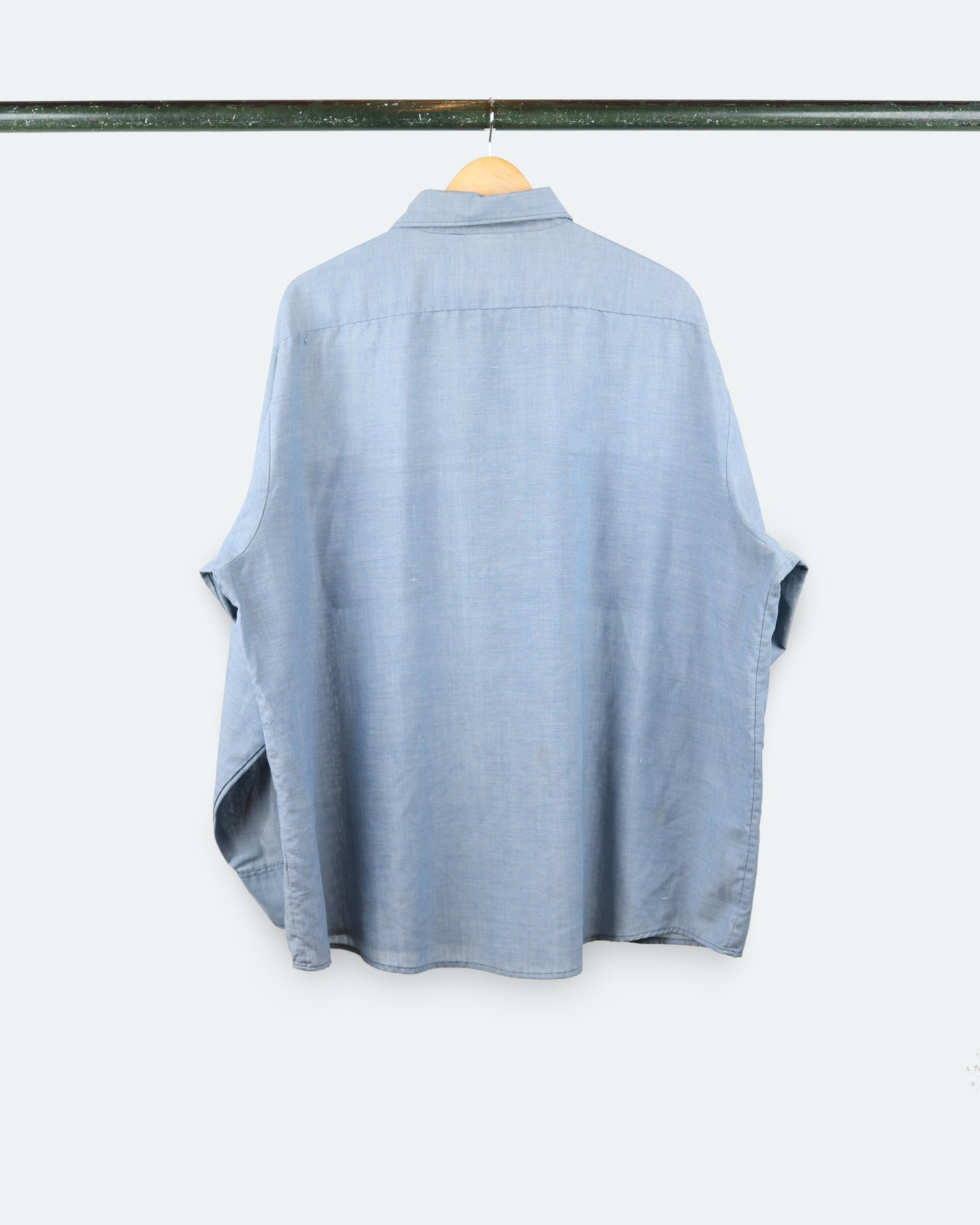 Vintage Chambray Utility Work Shirt