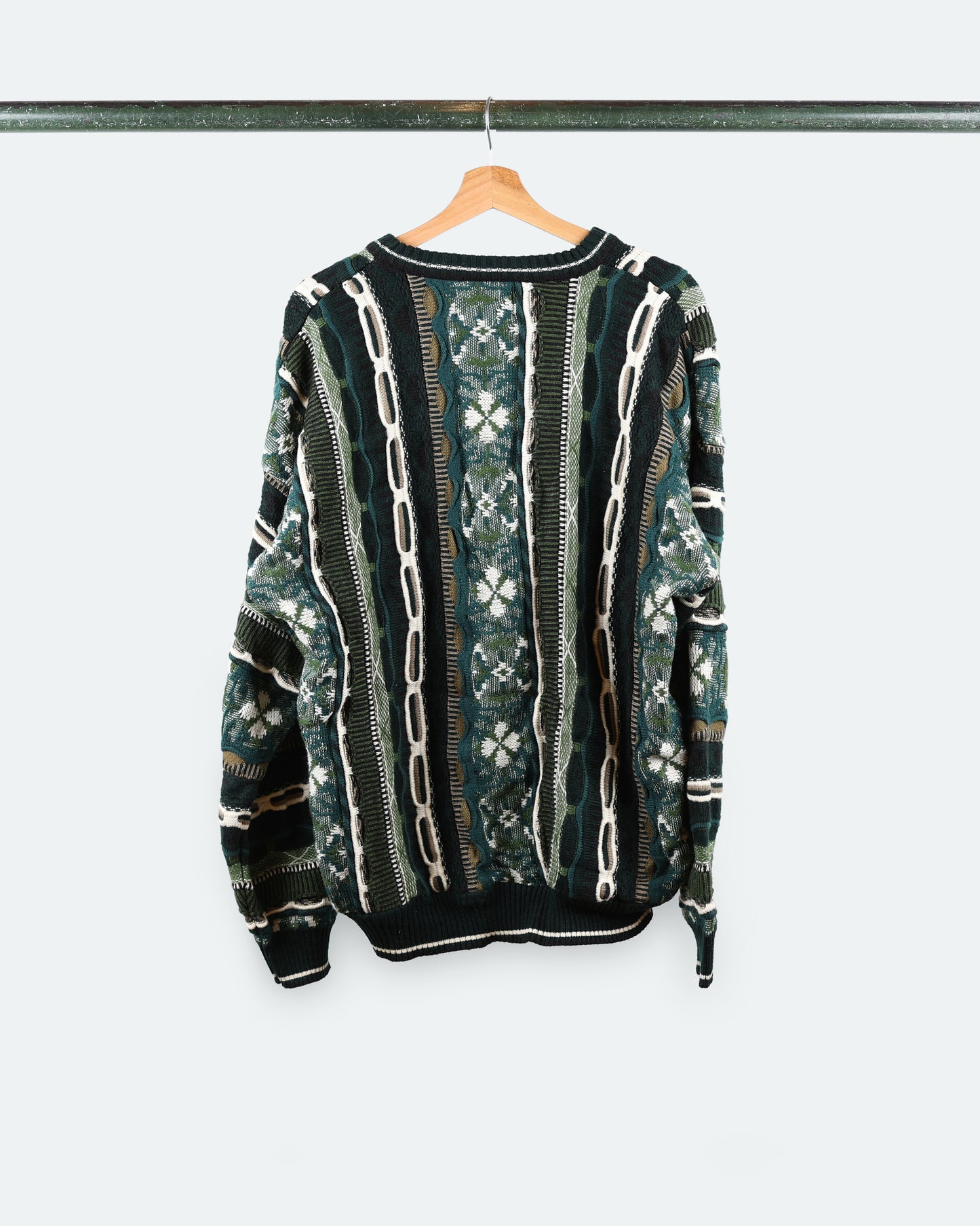 90s Le Tigre Coogi-Style Knit