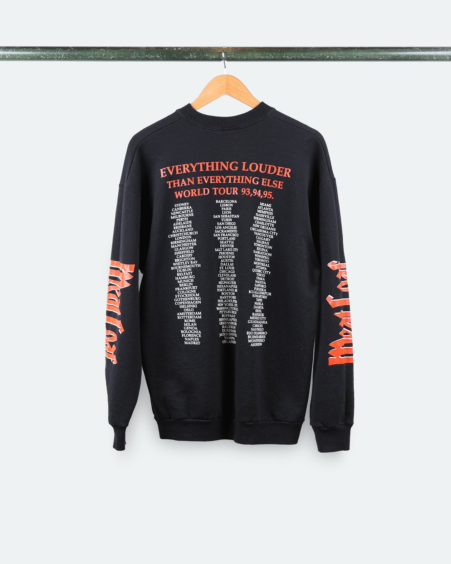 1993 Meatloaf Tour Crewneck