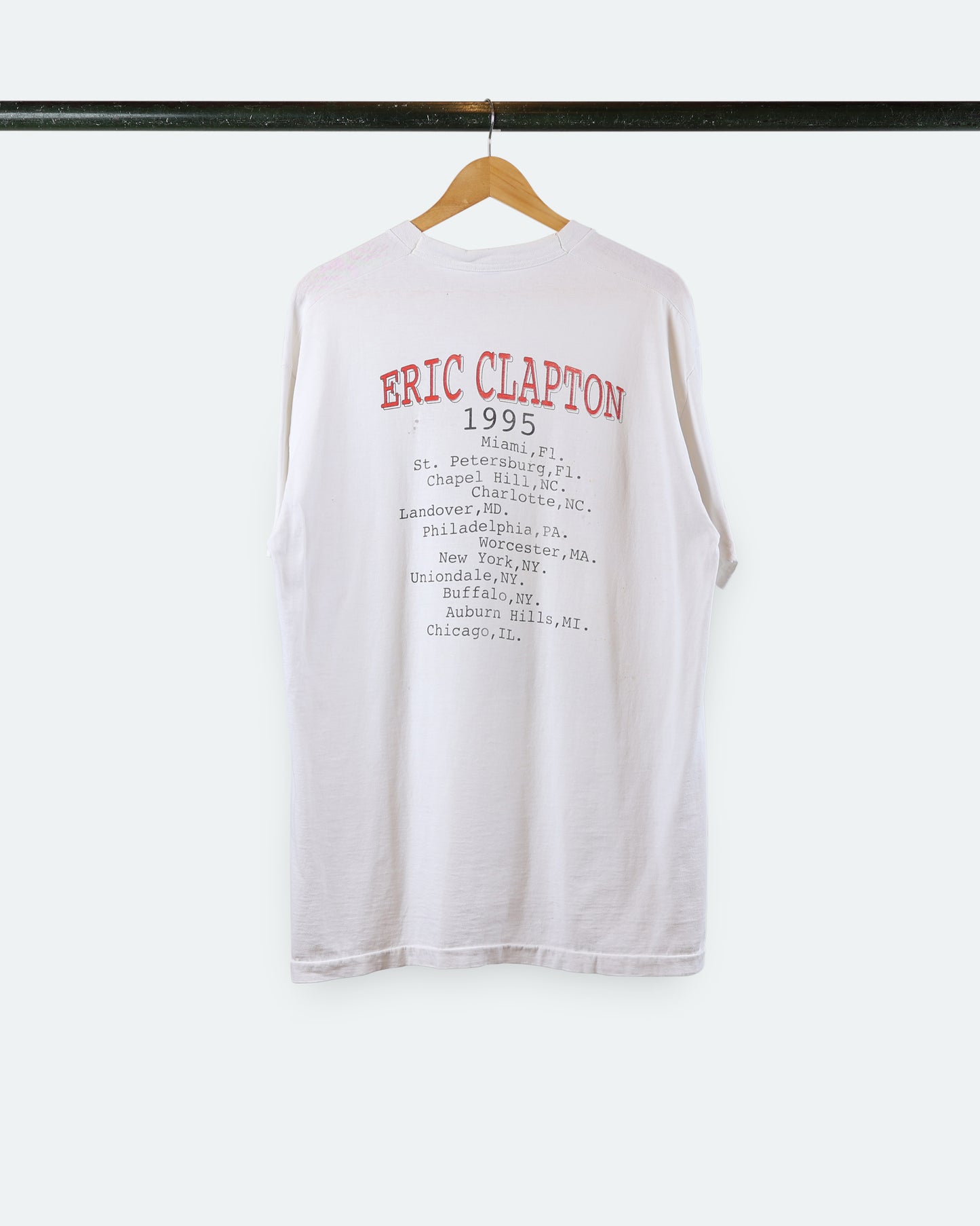 1995 Eric Clapton Tour Tee