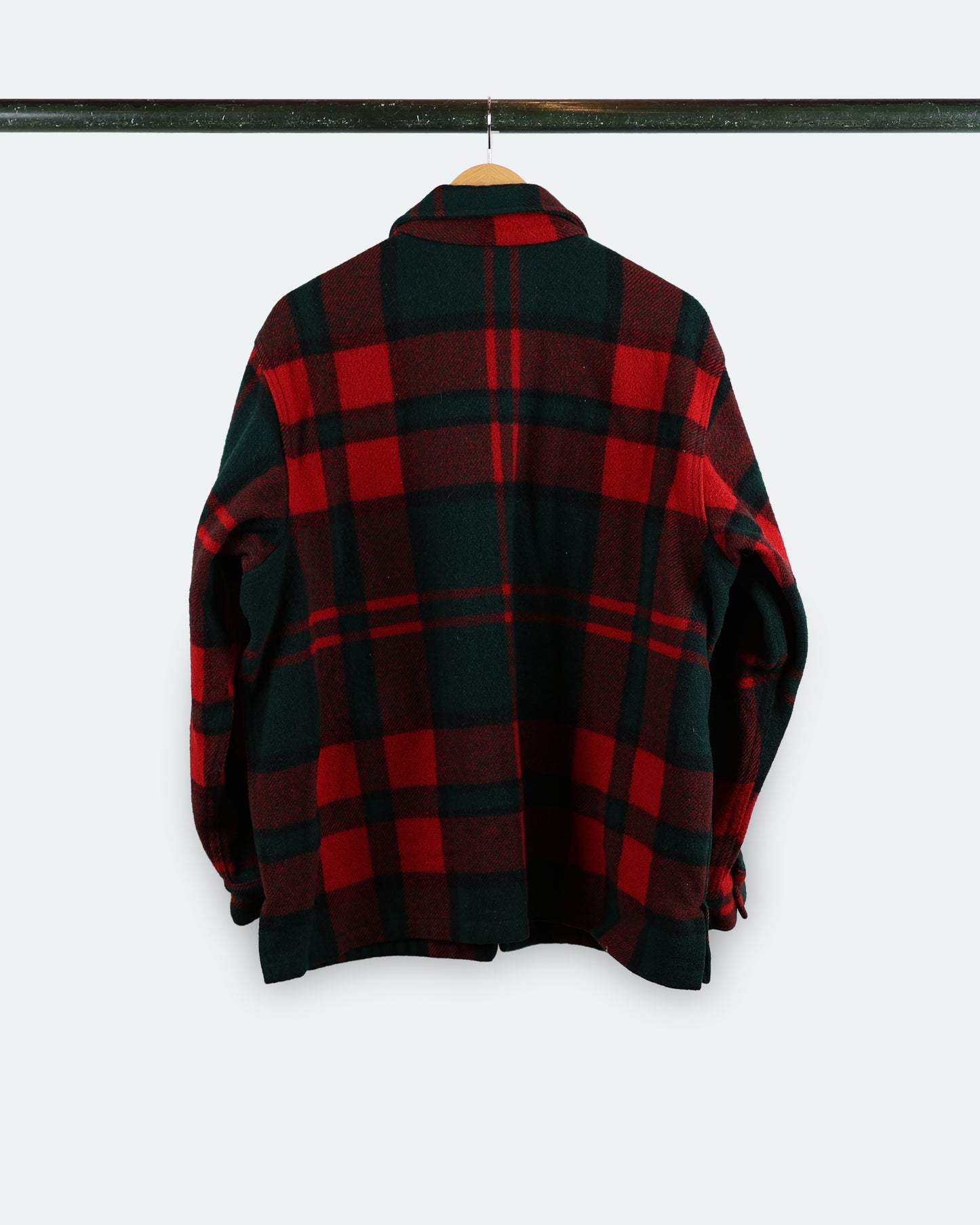 60s L.L Bean Black and Red Flannel