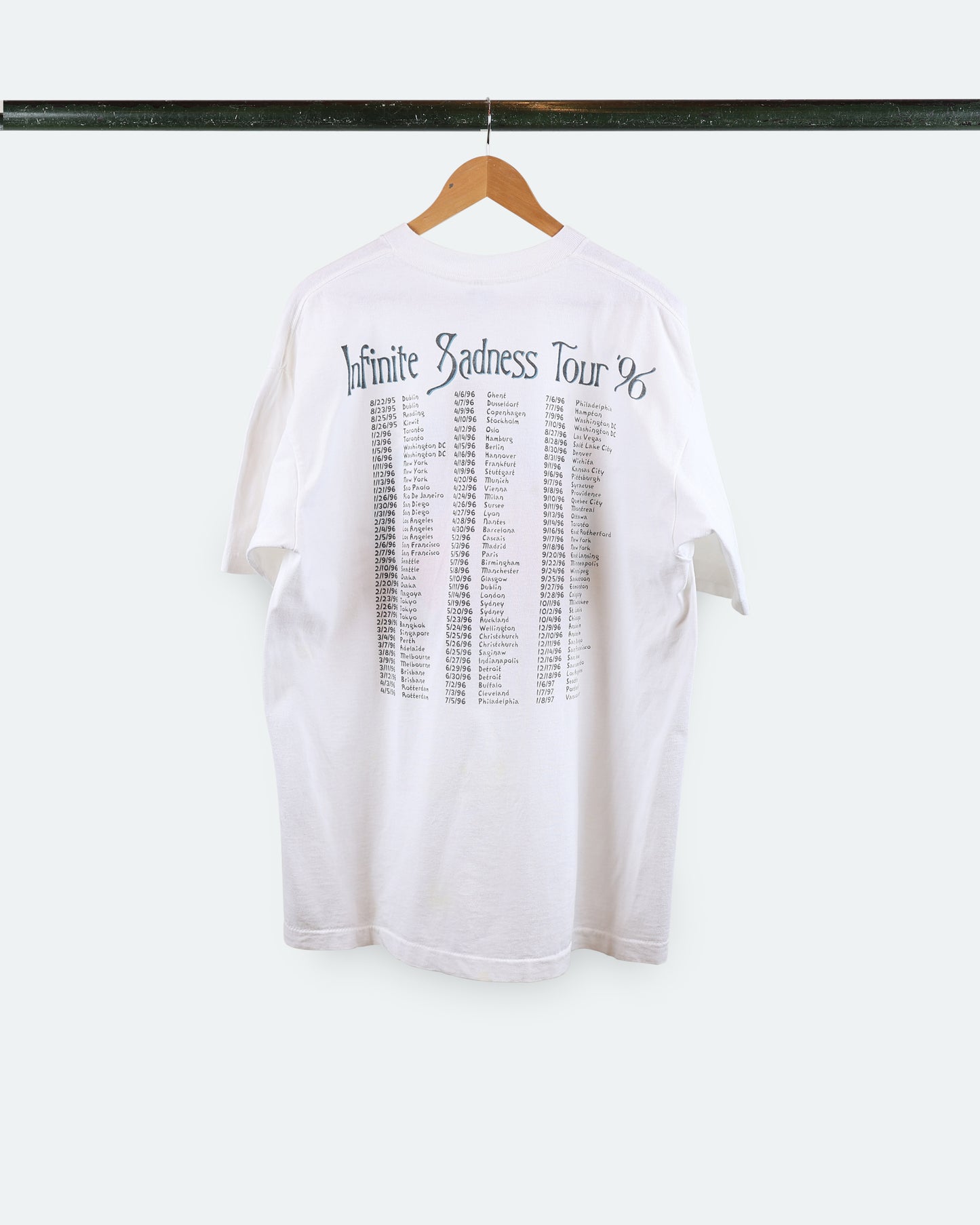 1996 Smashing Pumpkins Infinite Sadness Tour