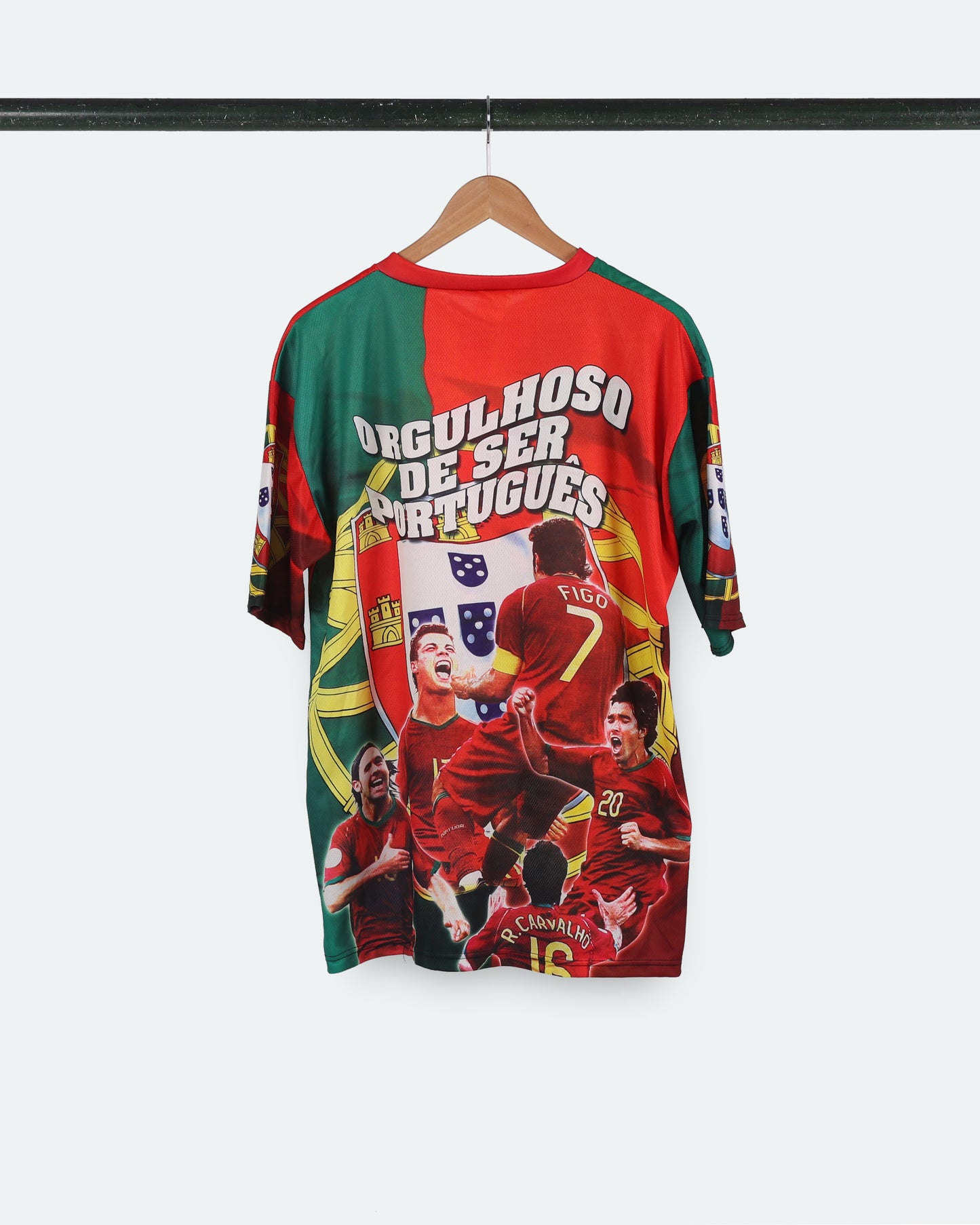 Vintage Portugal Ronaldo AOP Jersey