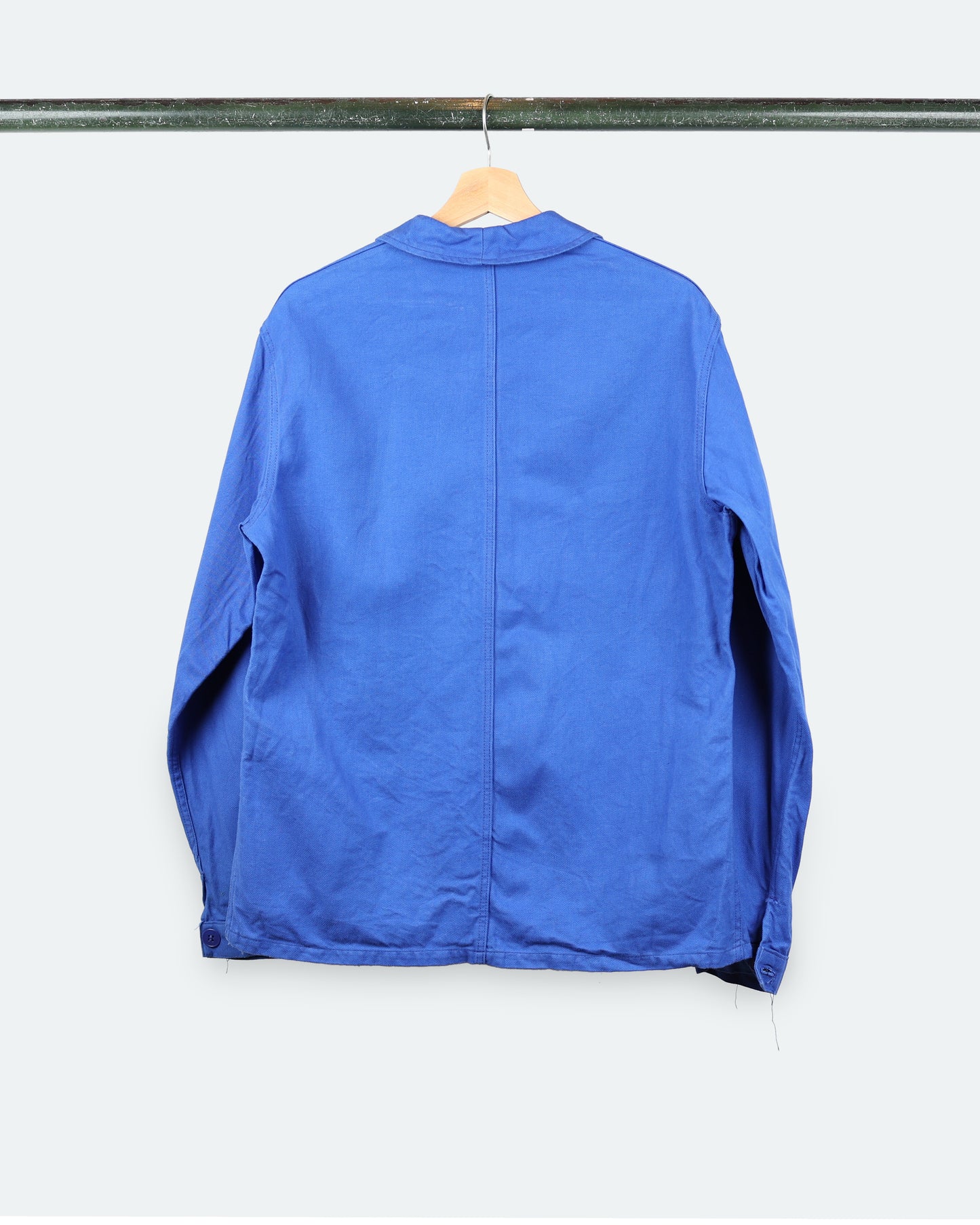 Vintage French Blue Workwear Jacket *Missing Pocket