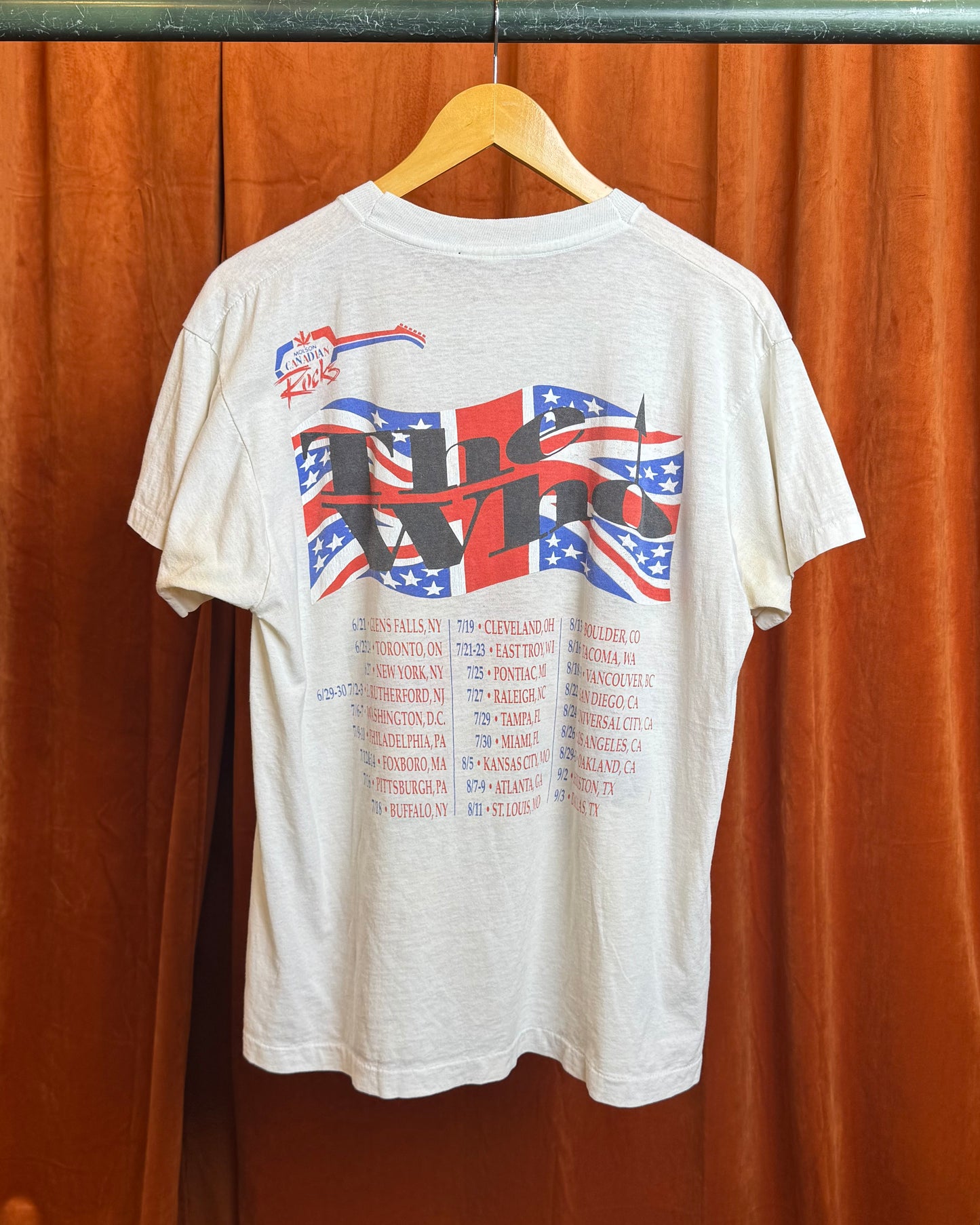 1989 The Who 'The Kids Are Alright' Tour Tee
