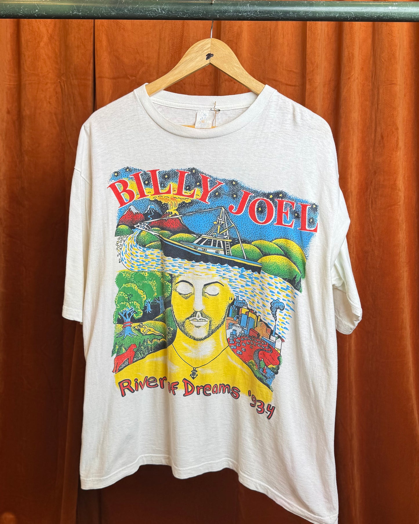 1993/94 Billy Joel River of Dreams Tour Lot Tee