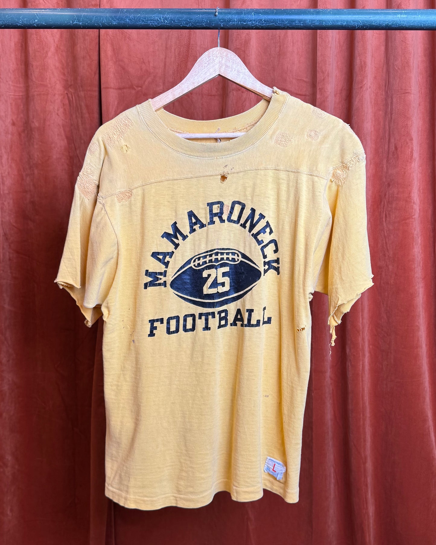 70s Champion Mamaroneck Football Shirt Distressed