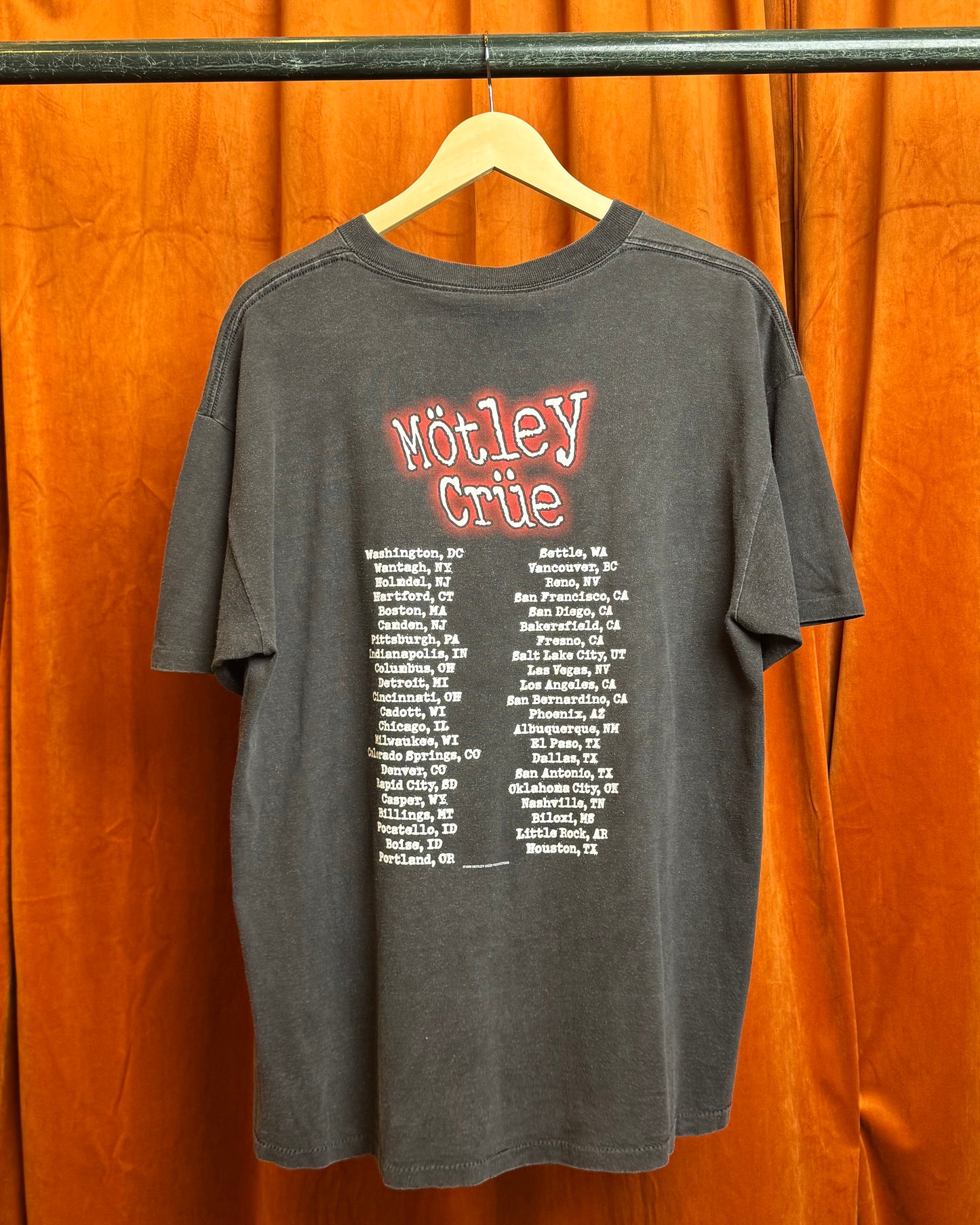 1999 Motley Crue Tour Tee