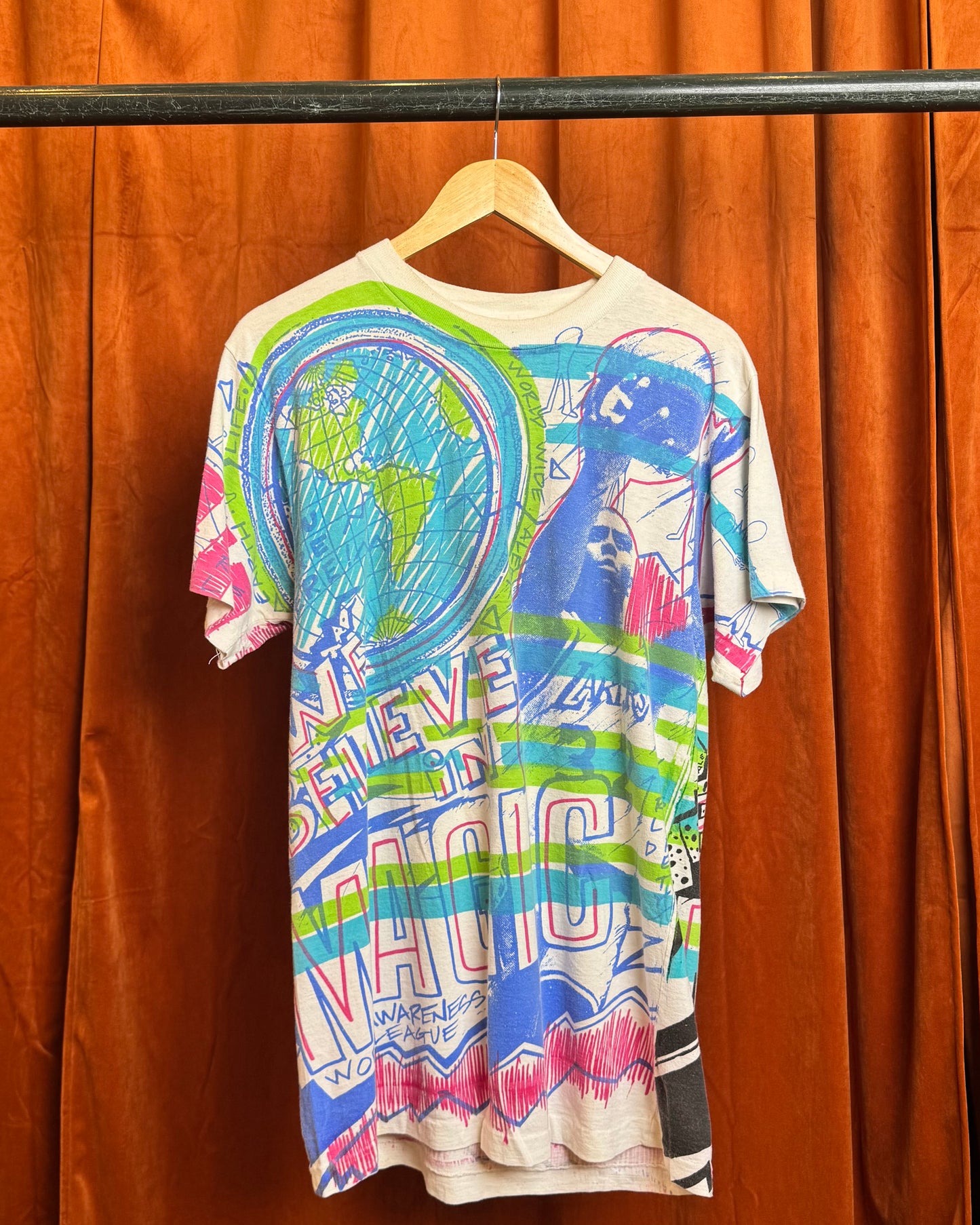 90s Magic Johnson AOP Tee