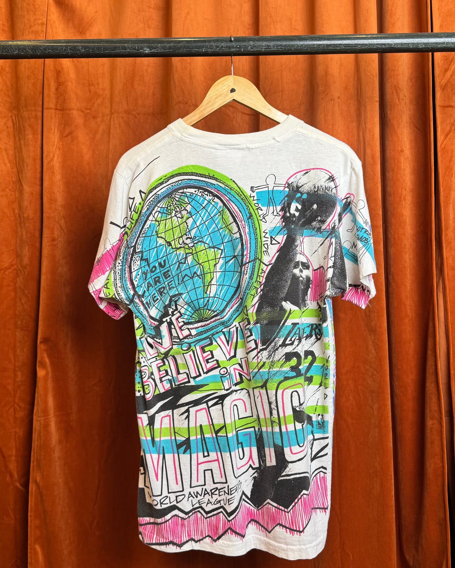 90s Magic Johnson AOP Tee
