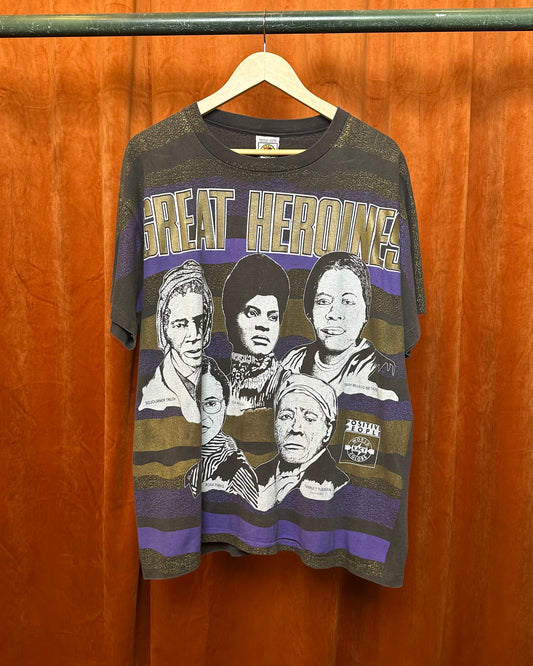 90s Great Heroines AOP Tee
