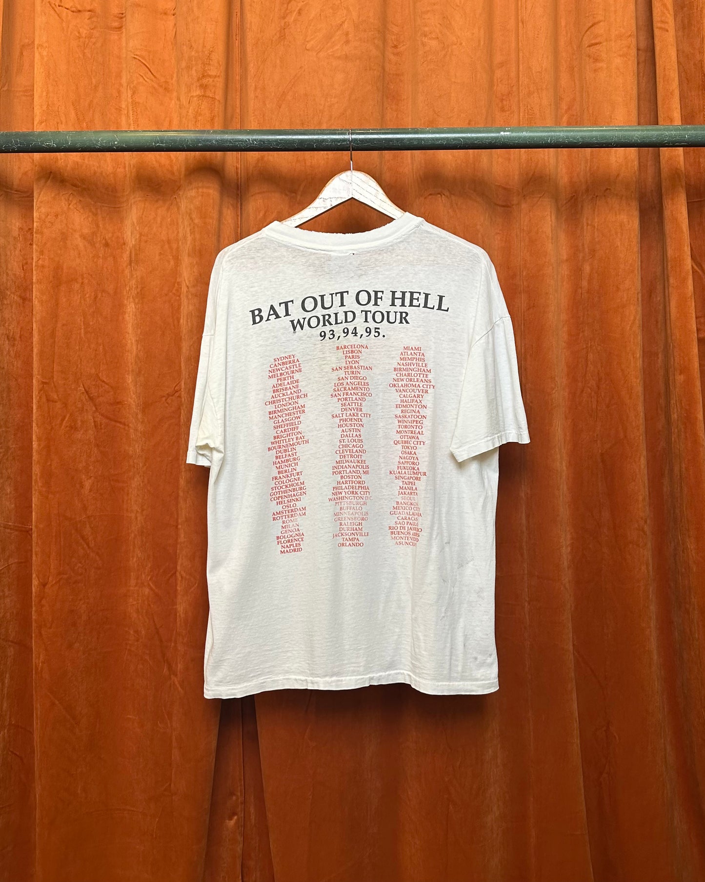 1993 Meatloaf Tour Tee