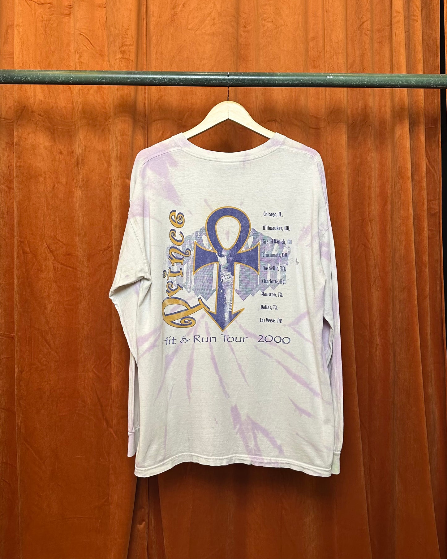 2000 Prince Tie-Dye Tour Tee L/S