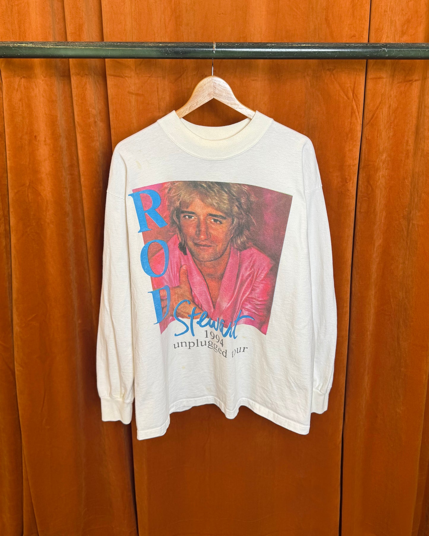 1994 Rod Stewart Unplugged Tour L/S
