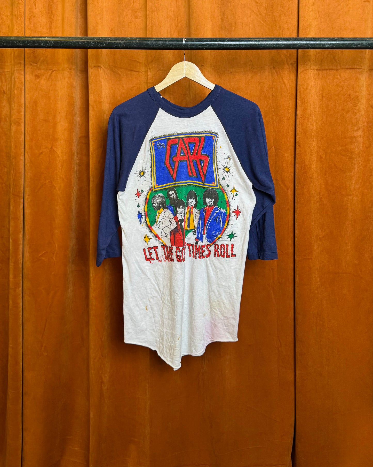80s The Cars Raglan Tee