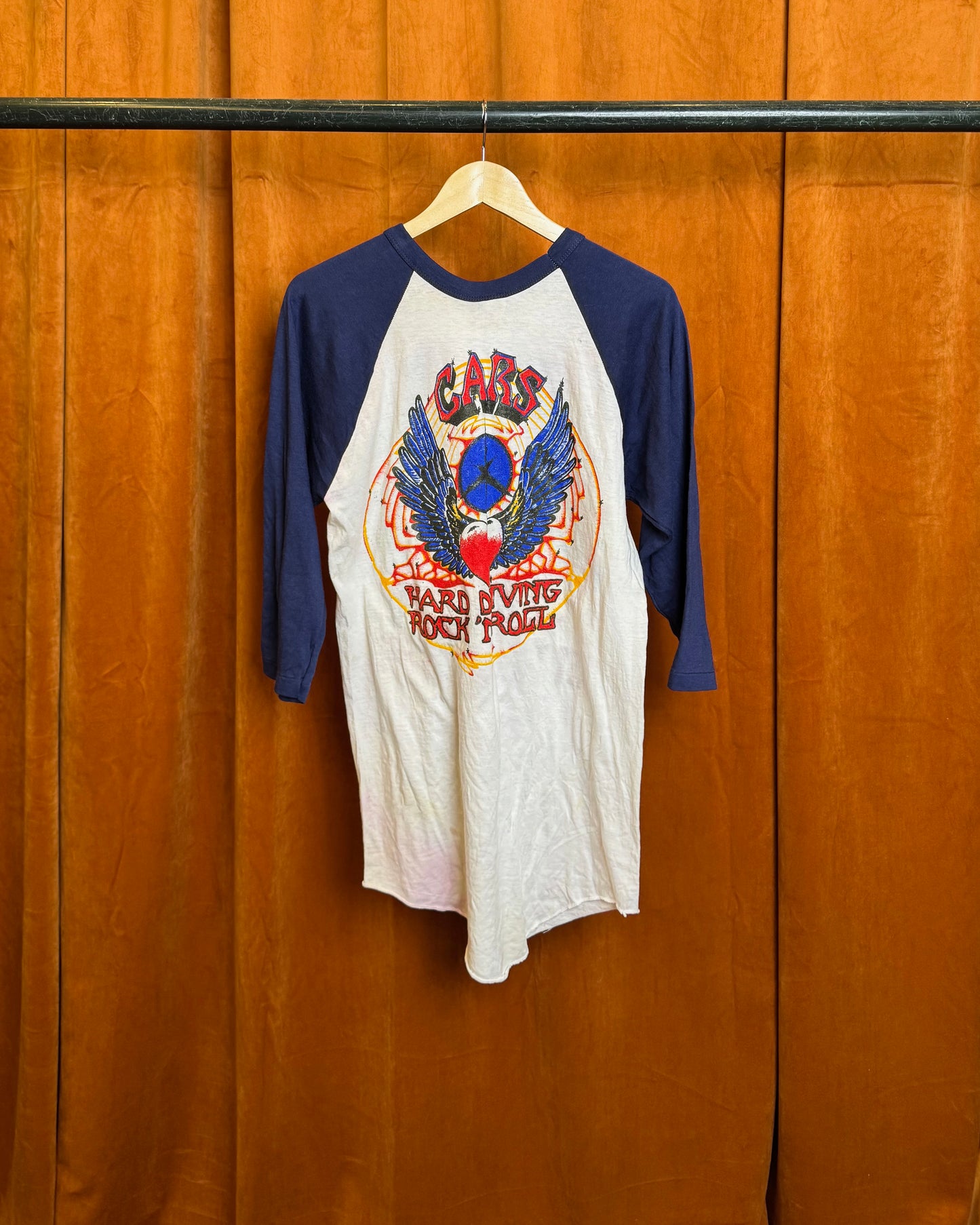 80s The Cars Raglan Tee