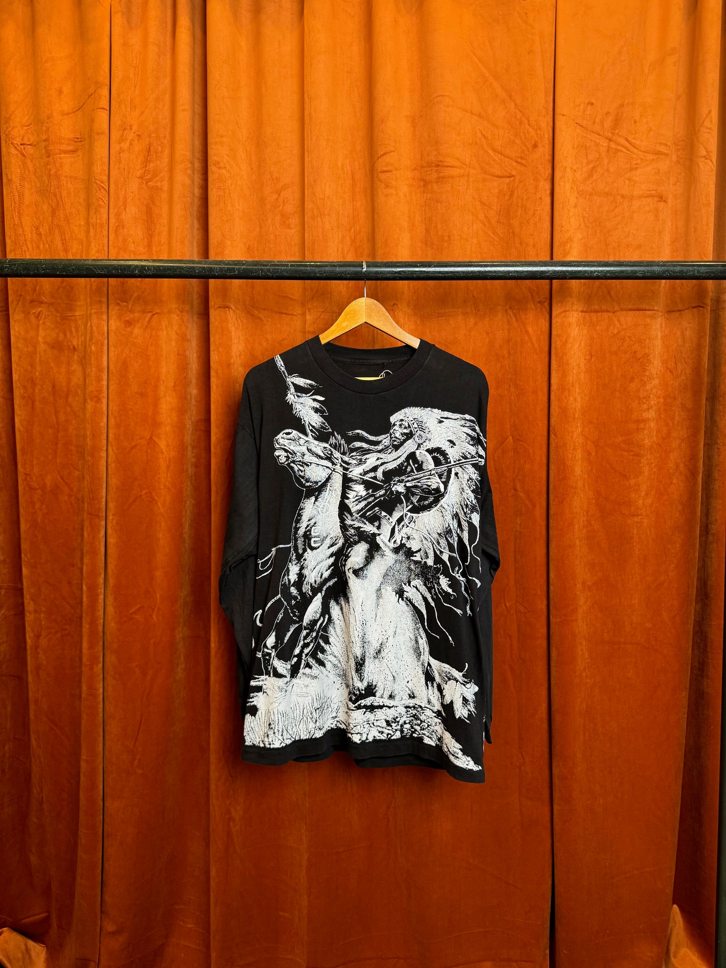 90s Native American Longsleeve AOP