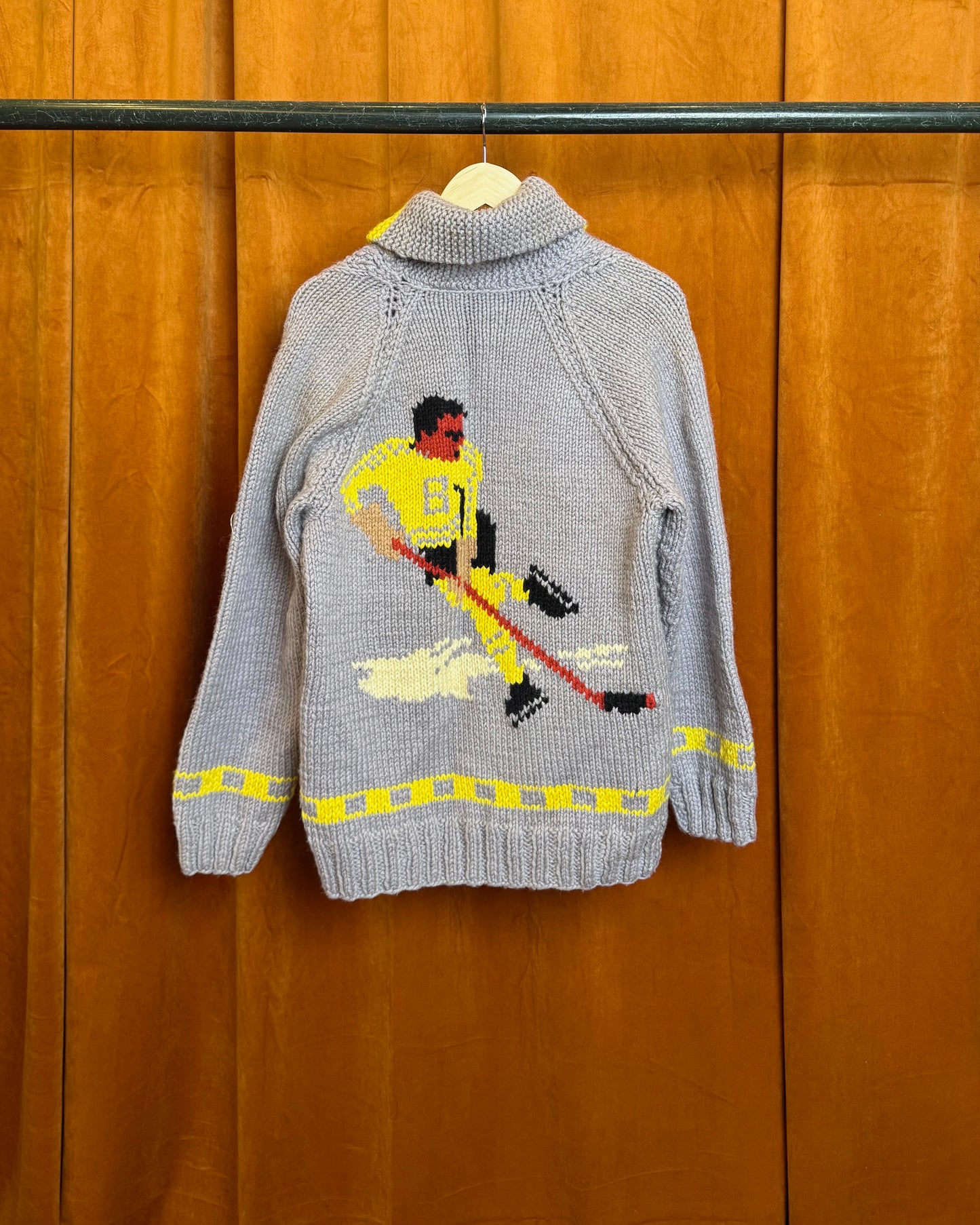 60s 'WTP' Hockey Cowichan Sweater