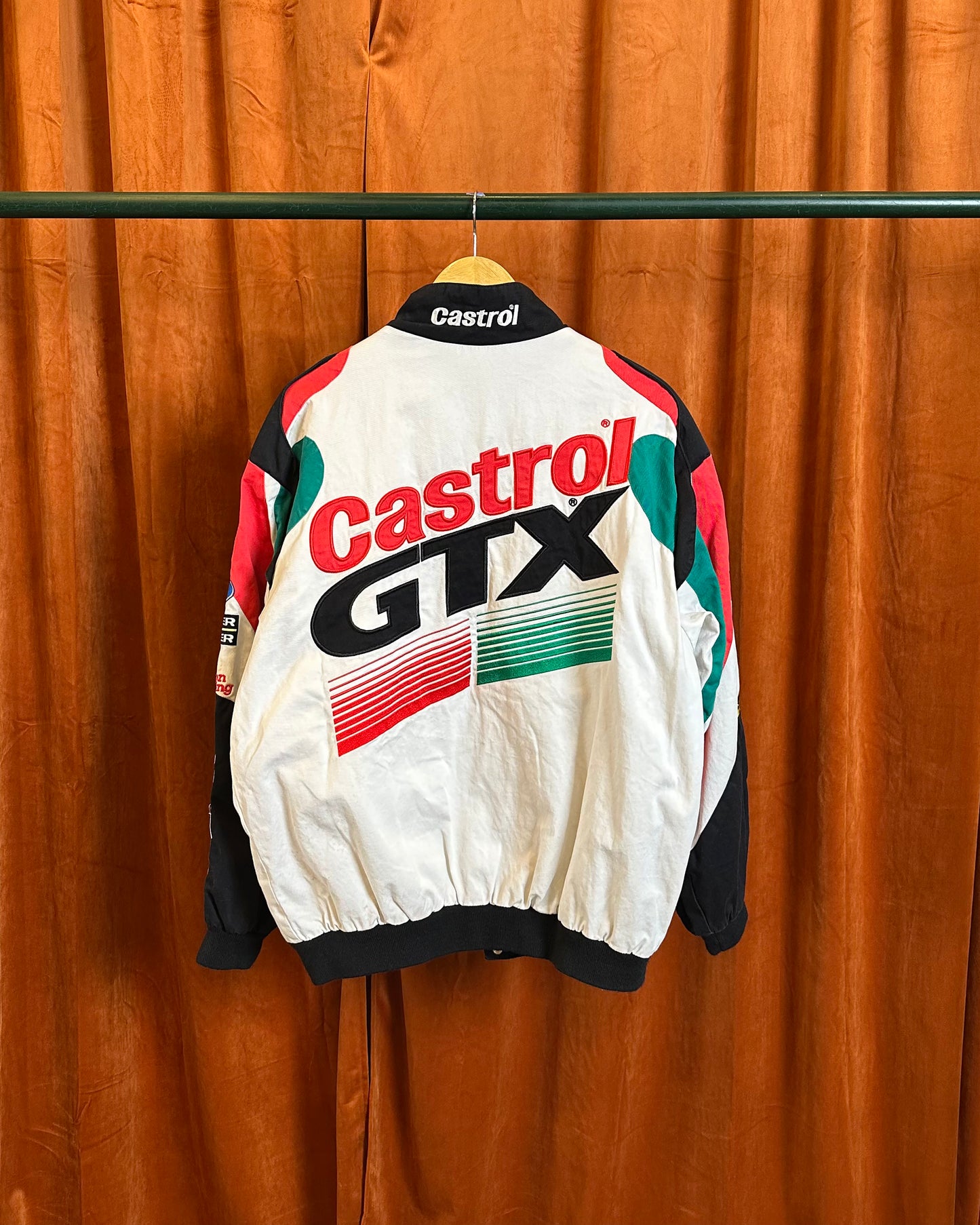 John Force Signed Castrol GTX Racing Jacket