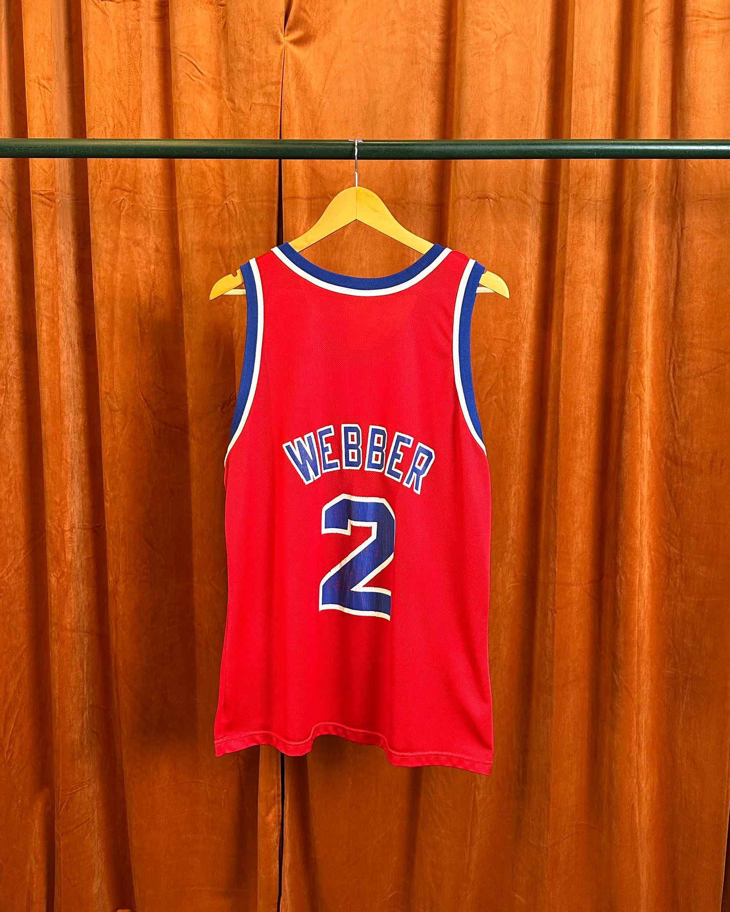Washington Bullets Chris Webber Champion Jersey