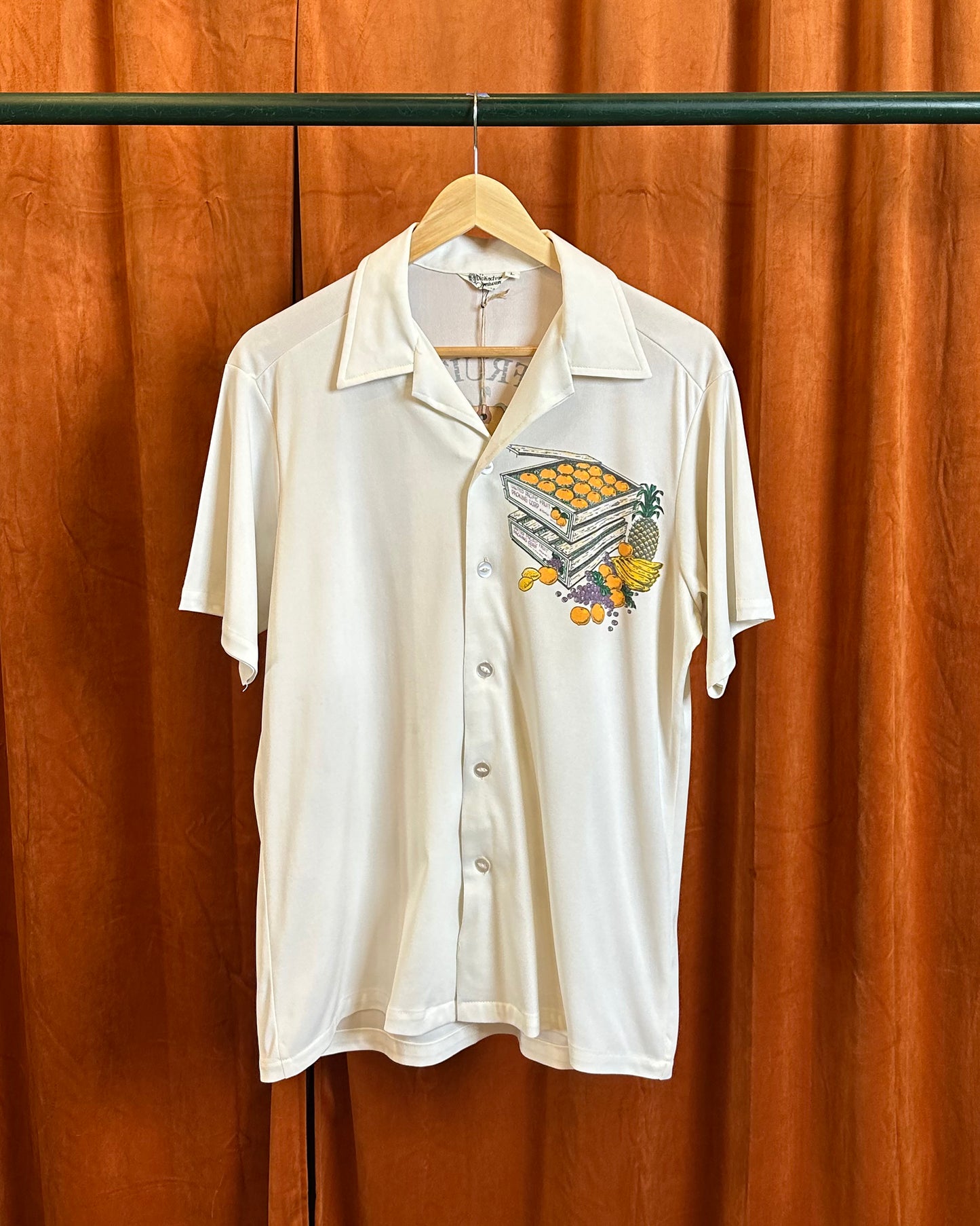70s Pacific Fruit Packaging Button Up