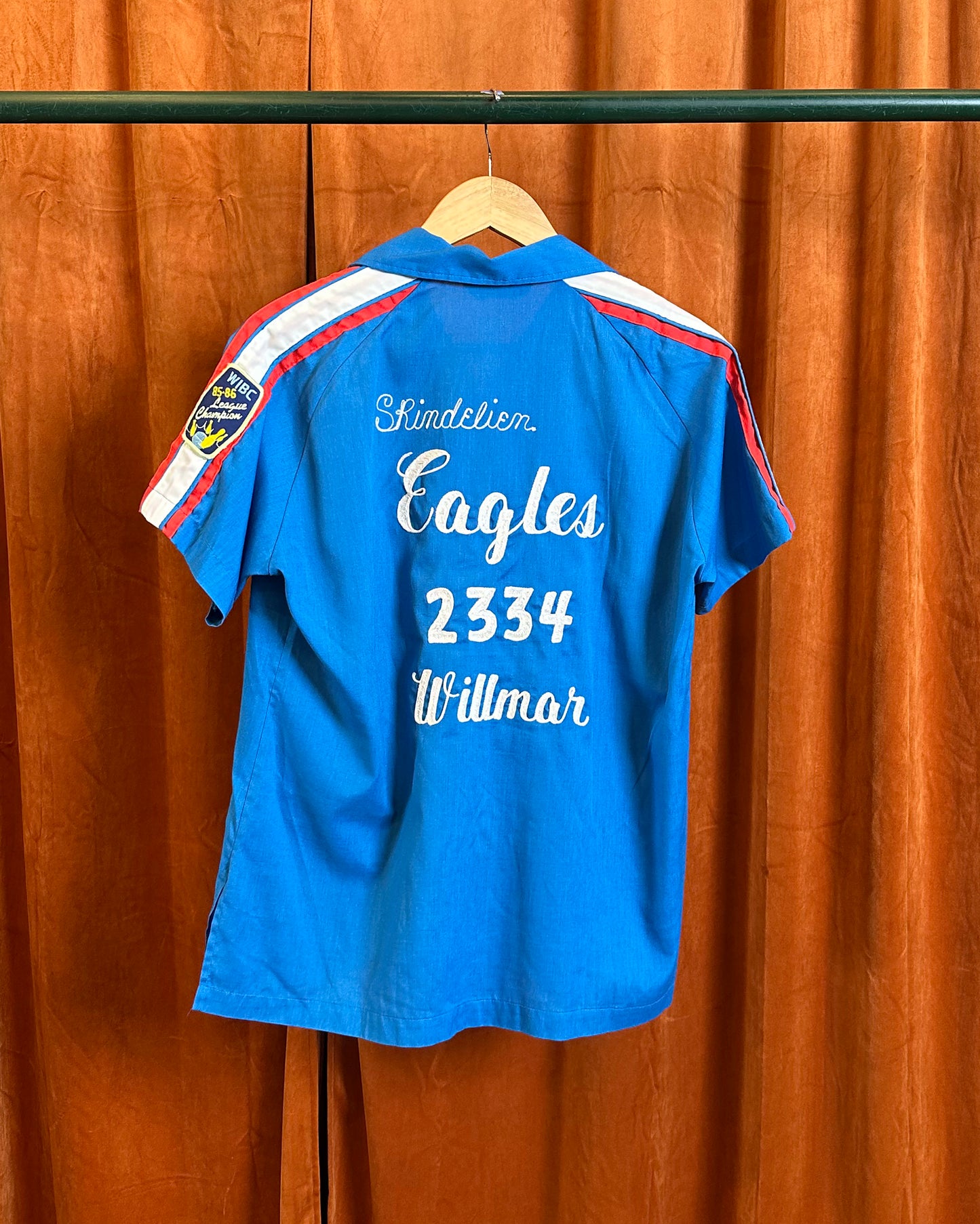 70s Chainstitch 'Eagles' Bowling Shirt