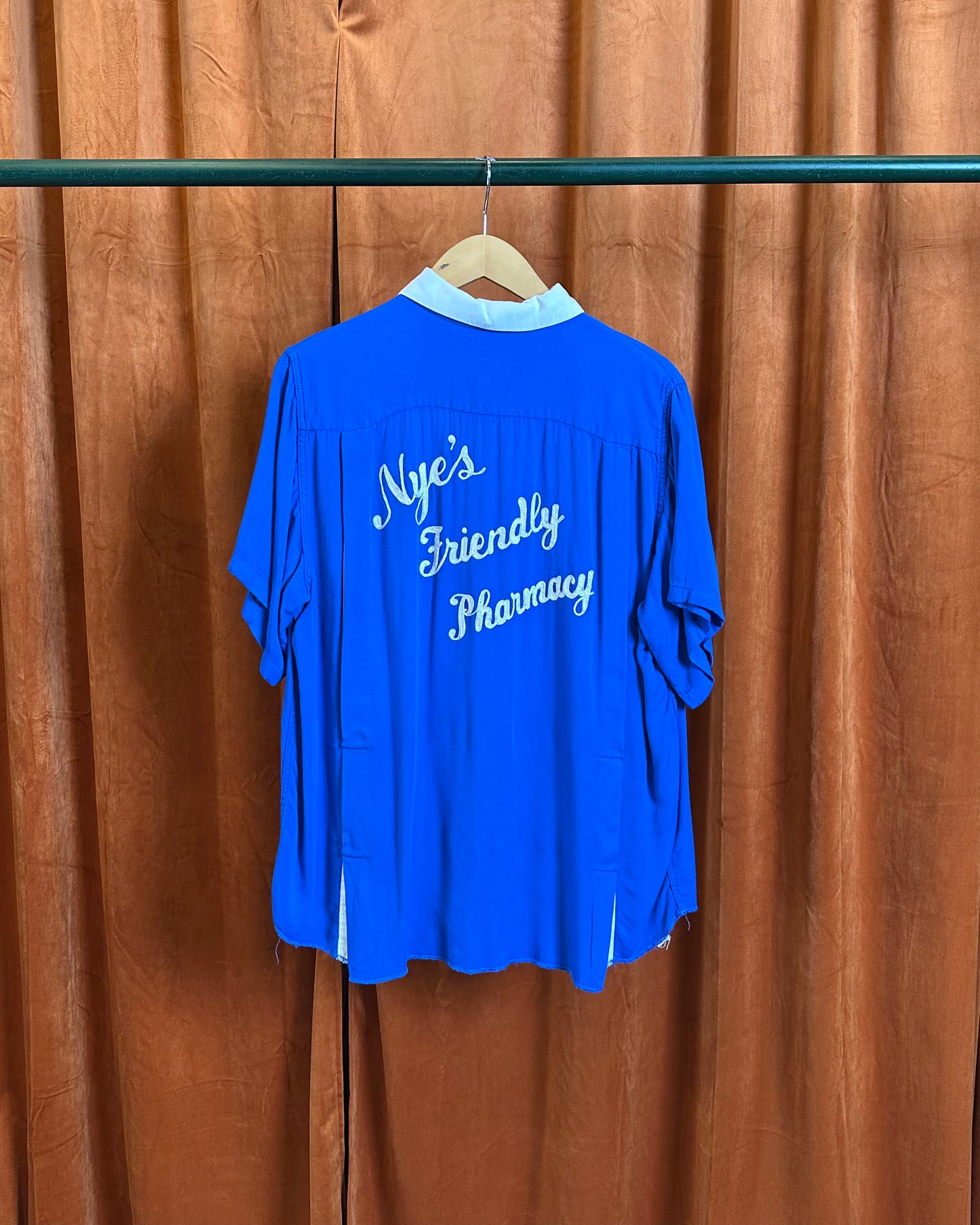 60s 'Nye's Friendly Pharmacy' Bowling Shirt