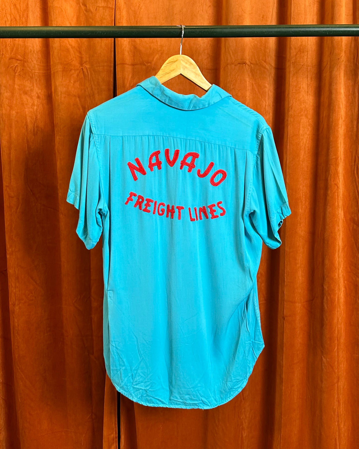 60s Chainstitch 'Navajo Freight Lines' Bowling Shirt