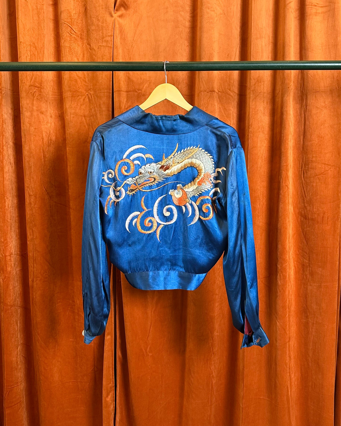 40s Sukajan Dragon Satin Jacket