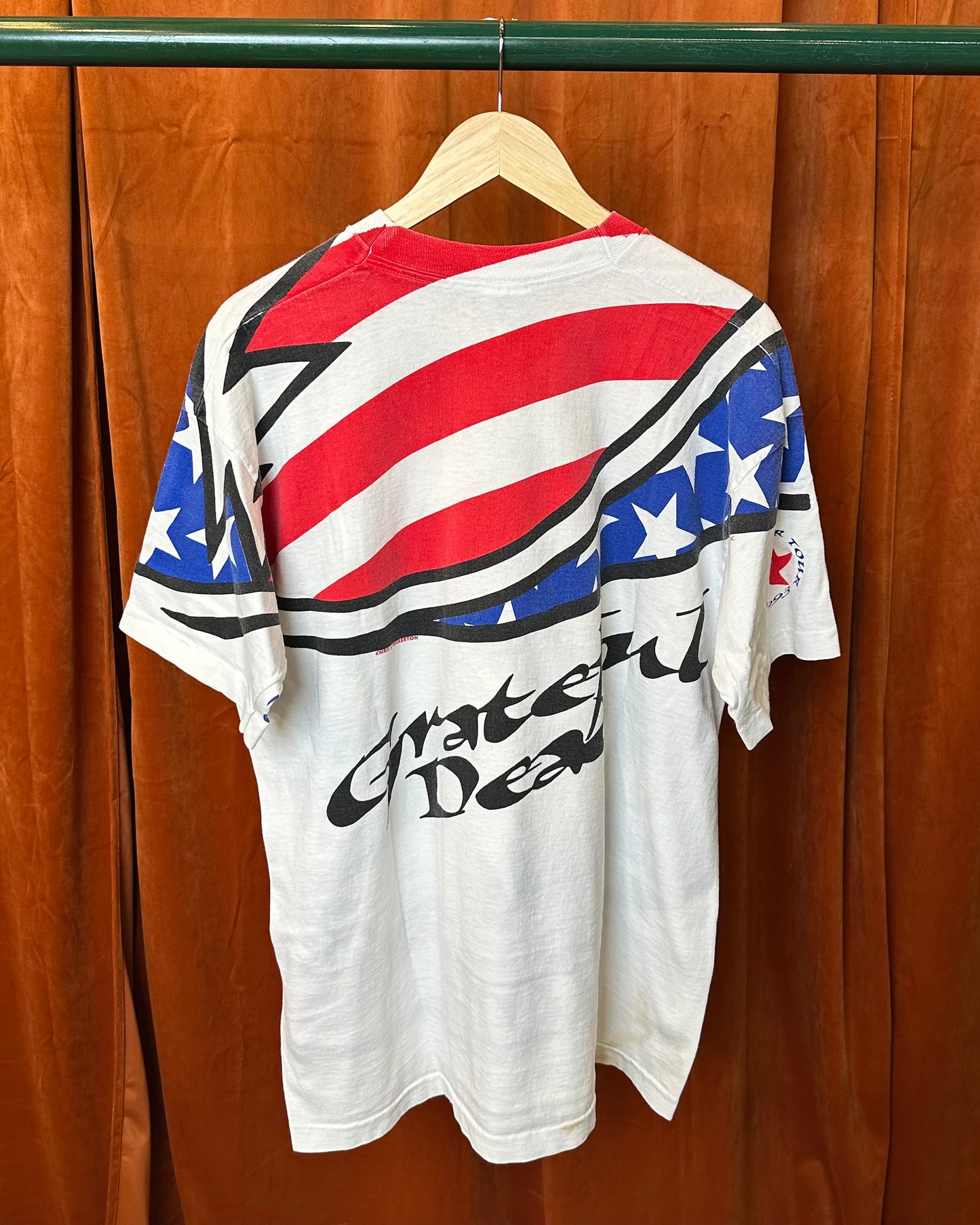 1993 Grateful Dead American Flag Stealie AOP