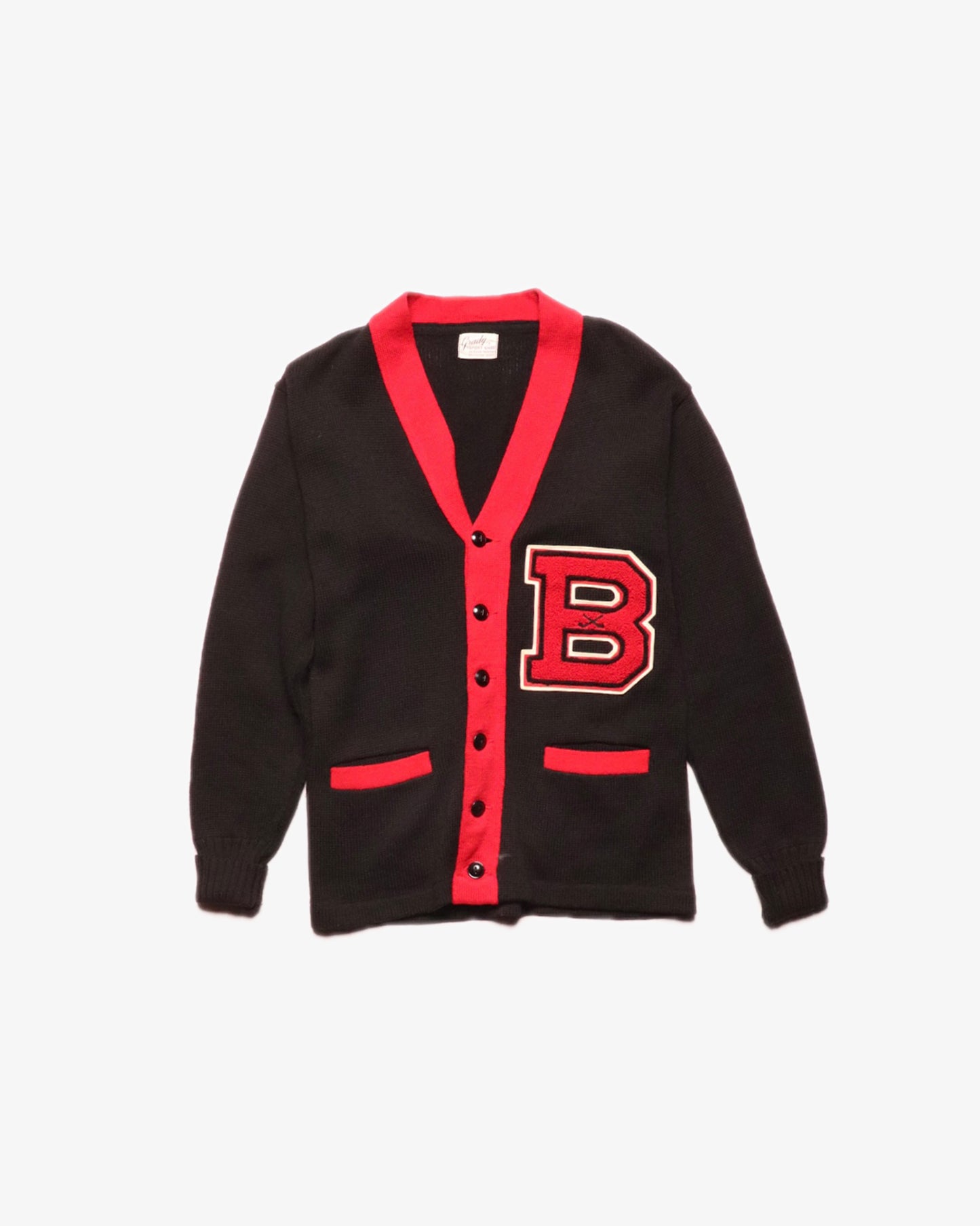 Vintage “Red B” Cardigan