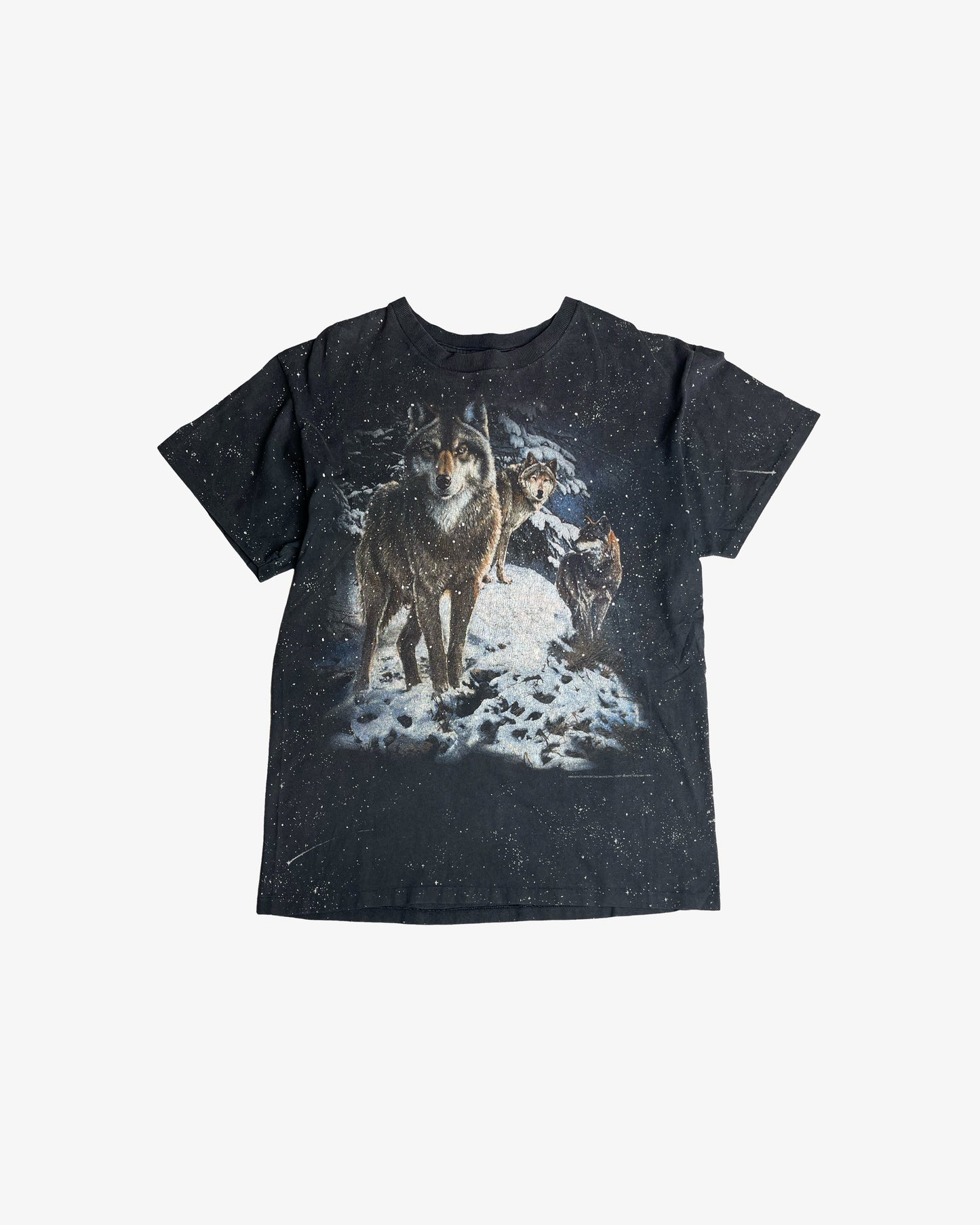 3D Emblem Wolf T-Shirt
