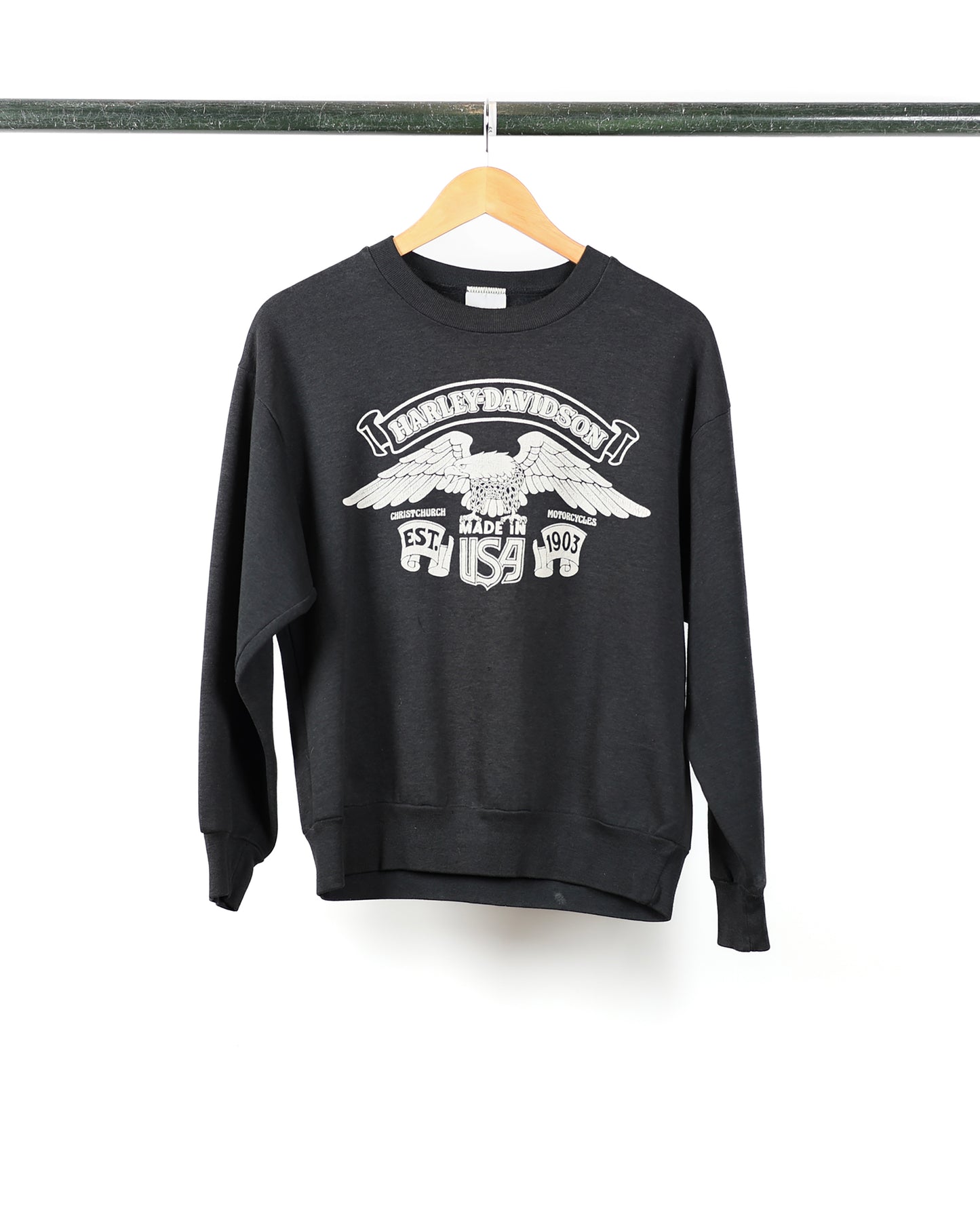 80s Harley Davidson 'Christchurch Motorcycles' Crewneck