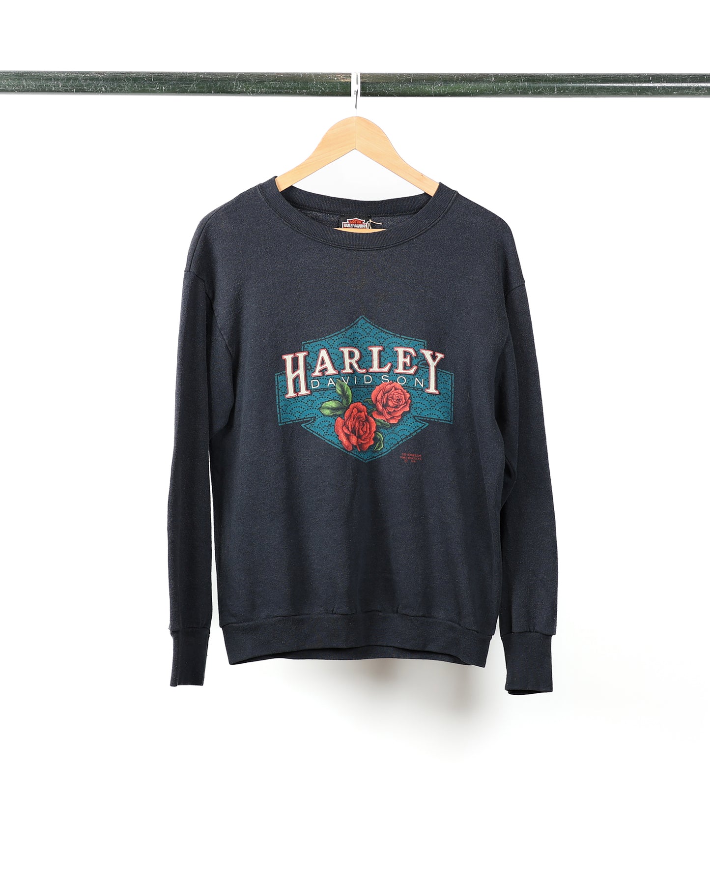 1991 Harley Davidson Roses Crewneck