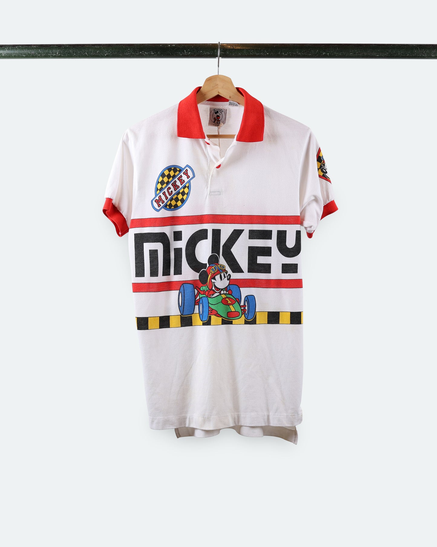90s Mickey Racer Polo Shirt
