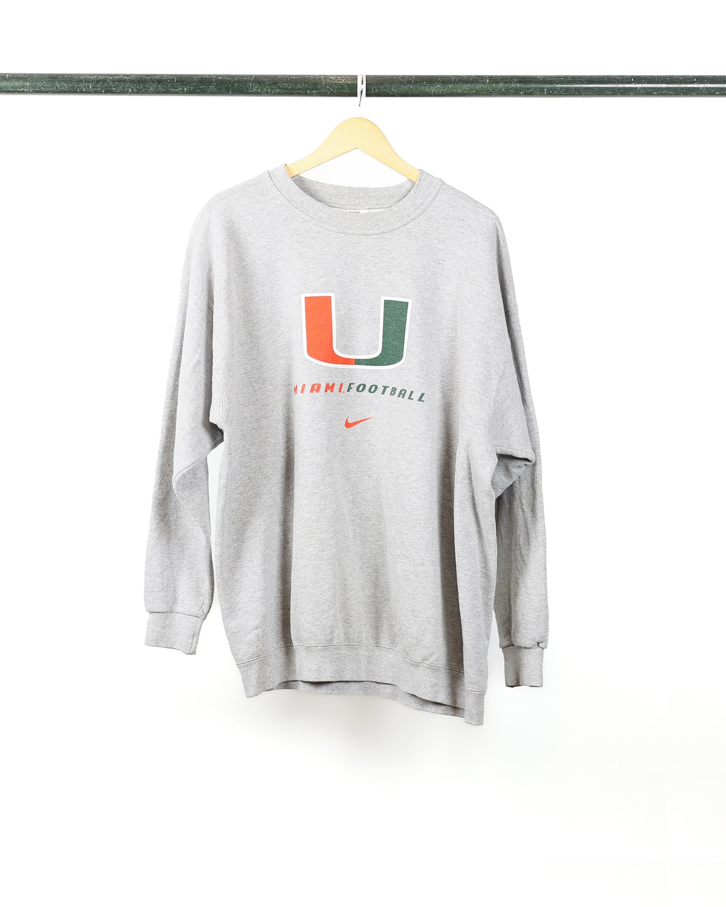 90s Nike Miami Football Crewneck